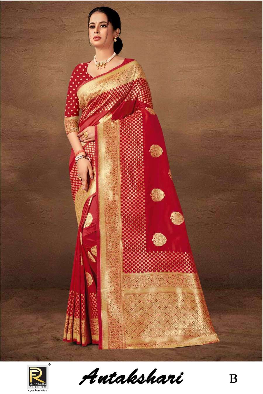 Ronisha Antakshari  Banarasi Silk Designer Saree Wholesale catalog