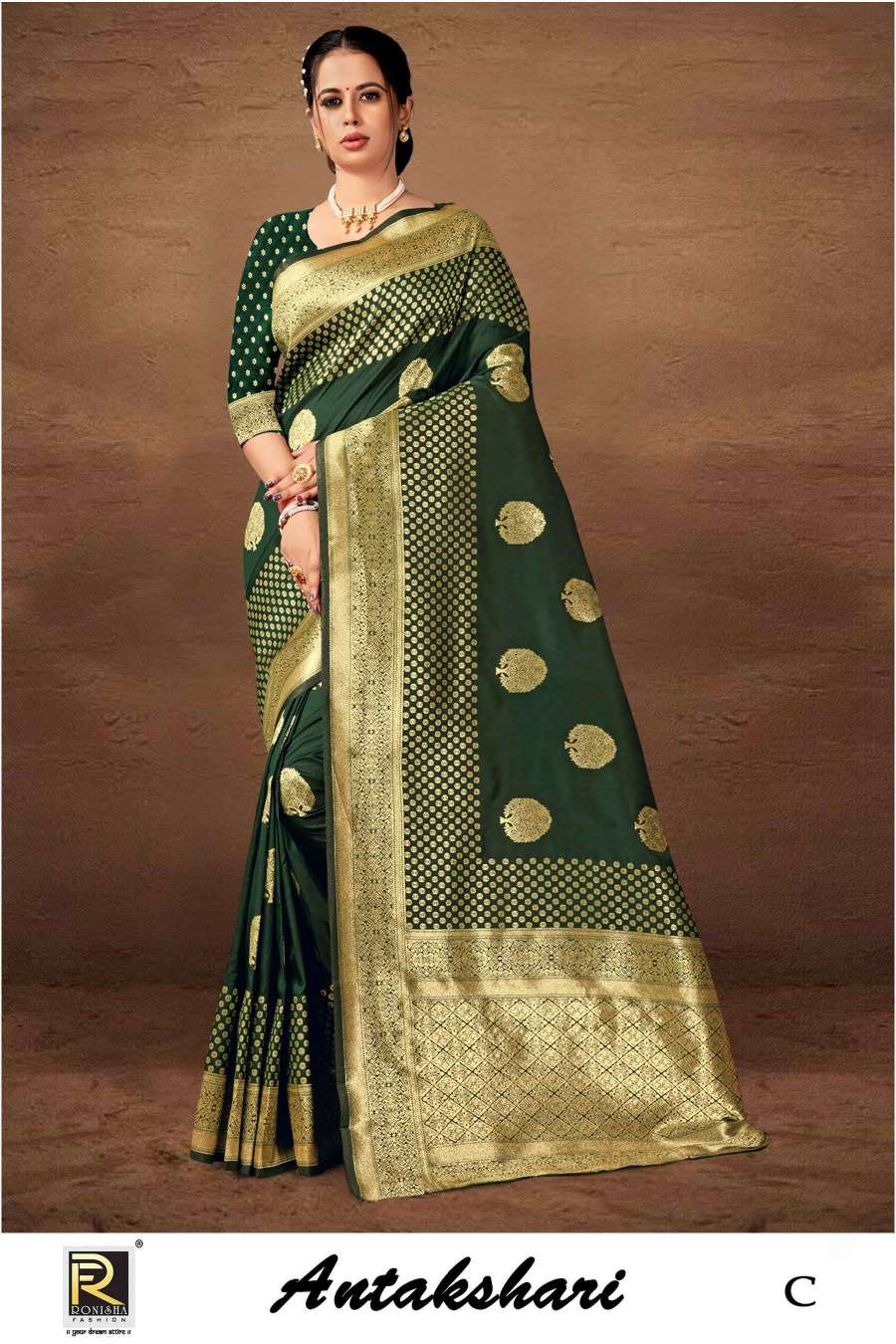 Ronisha Antakshari  Banarasi Silk Designer Saree Wholesale catalog