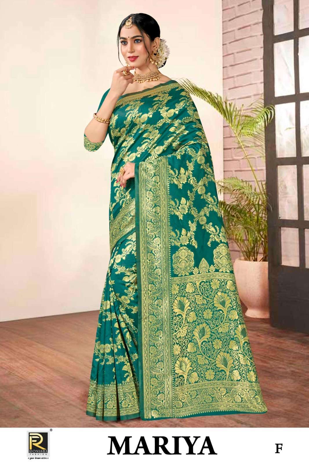 Ronisha Mariya  banarasi Silk Saree Wholesale catalog