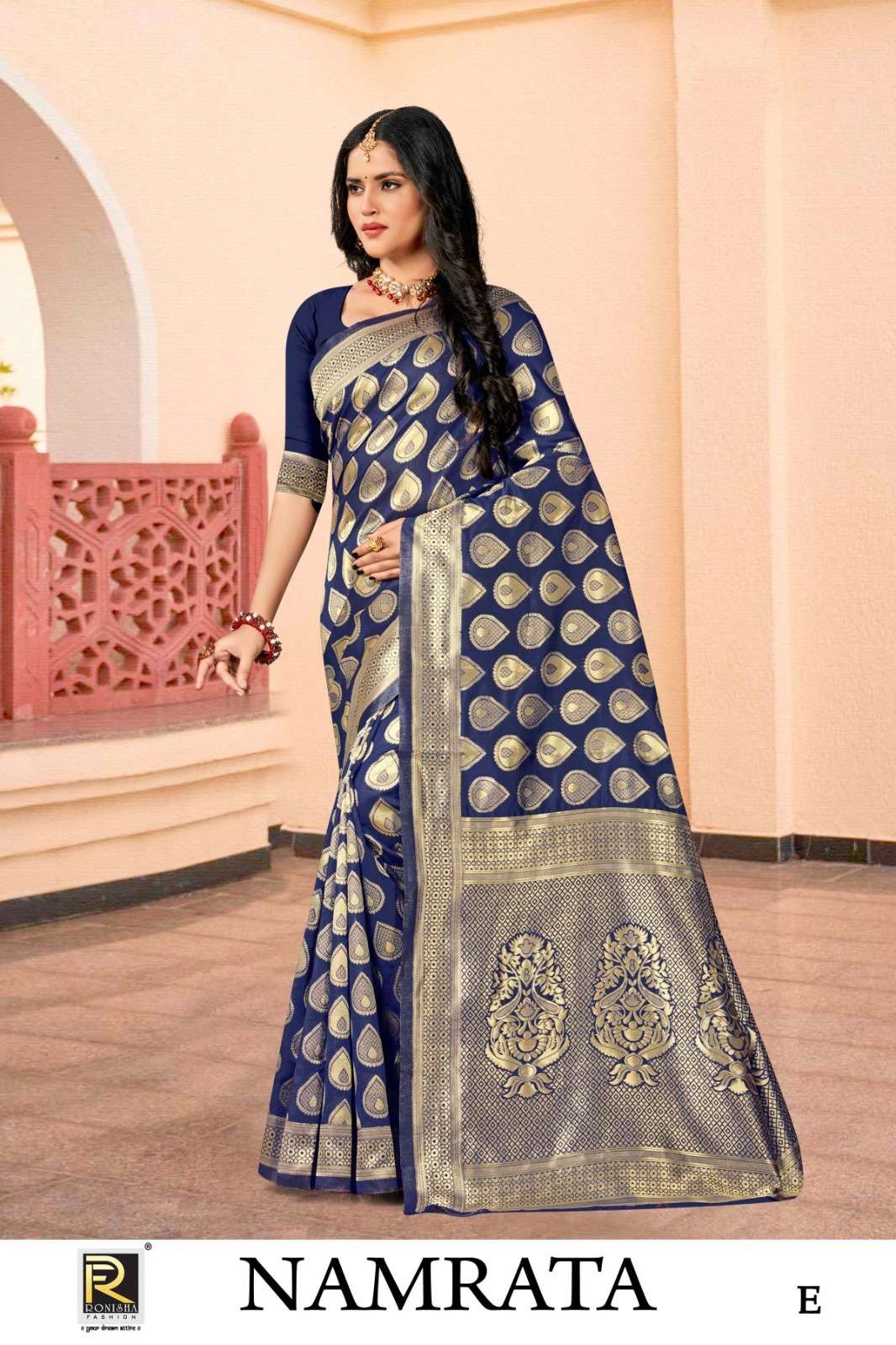 Ronisha Namrata  banarasi Silk Saree Wholesale catalog