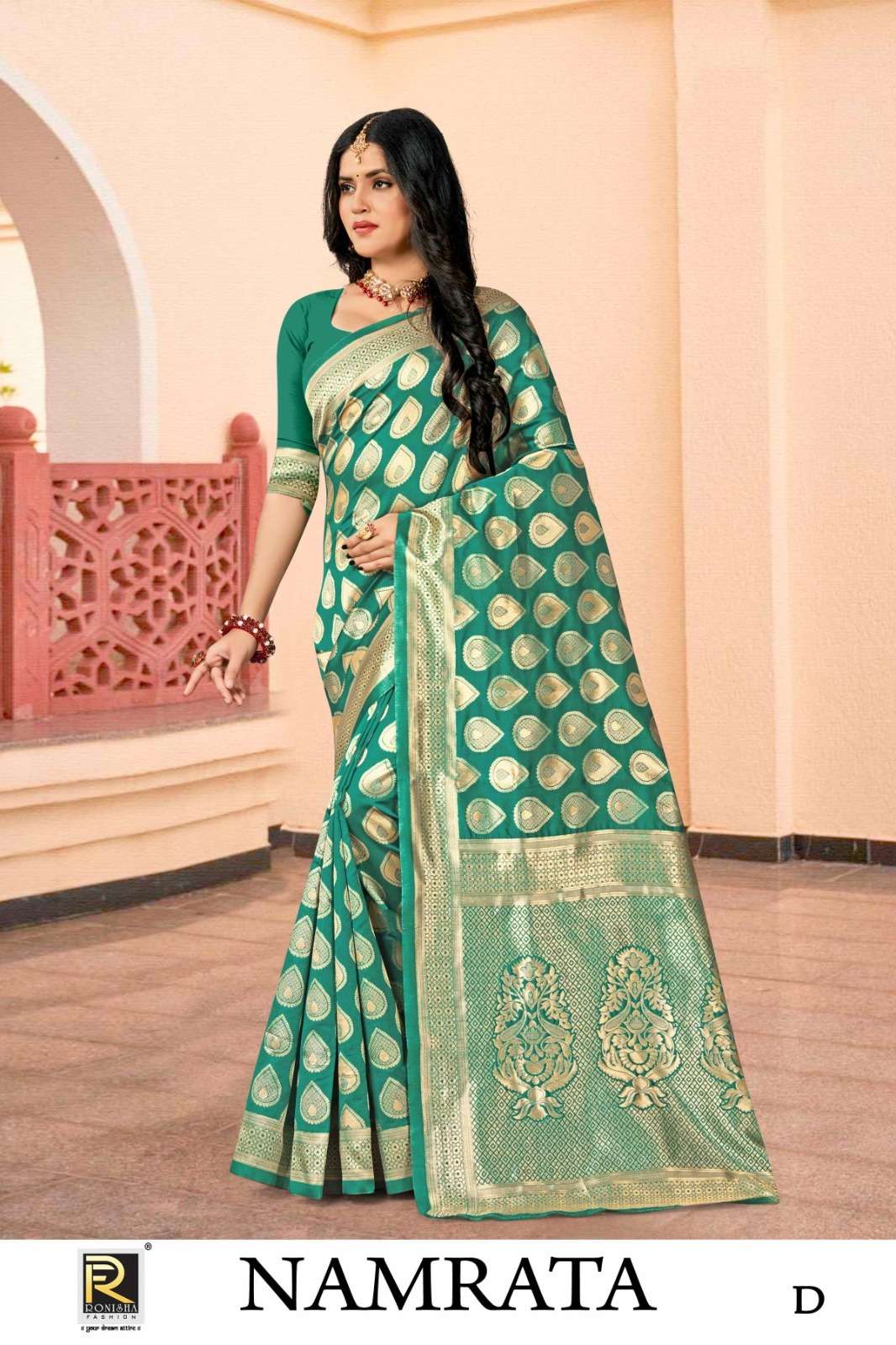 Ronisha Namrata  banarasi Silk Saree Wholesale catalog
