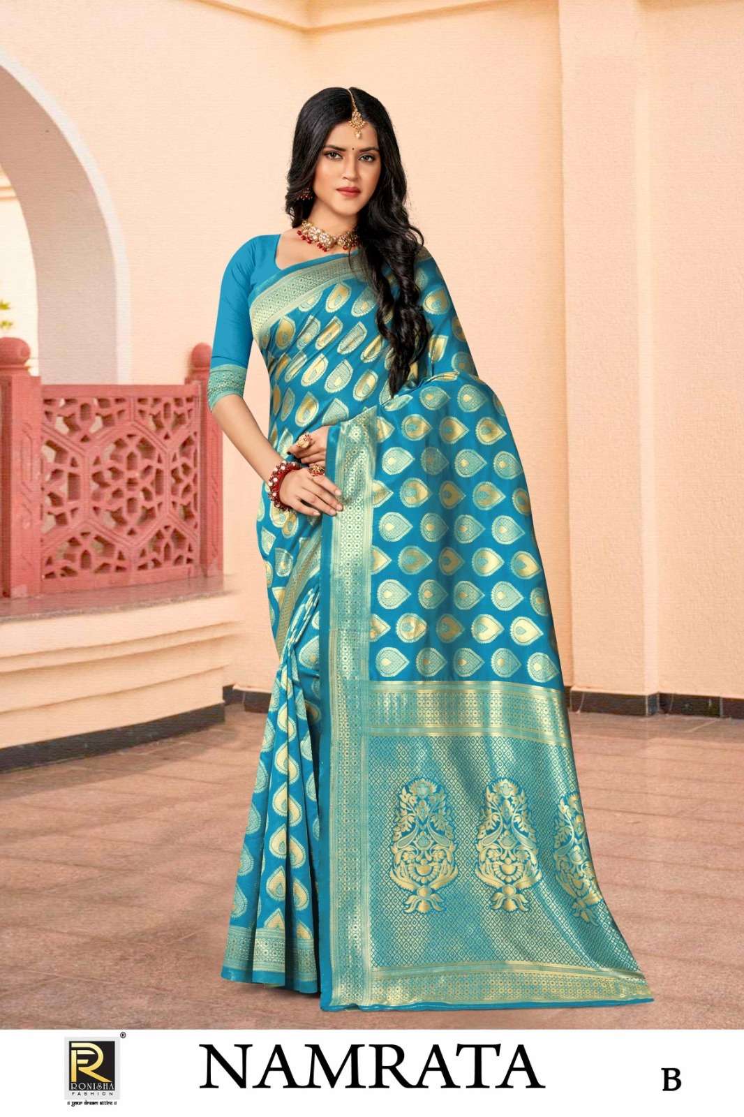 Ronisha Namrata  banarasi Silk Saree Wholesale catalog