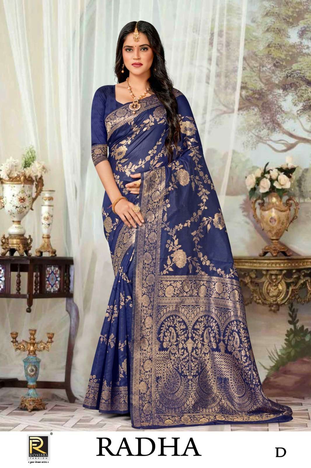 Ronisha Radha banarasi Silk Saree  Wholesale catalog