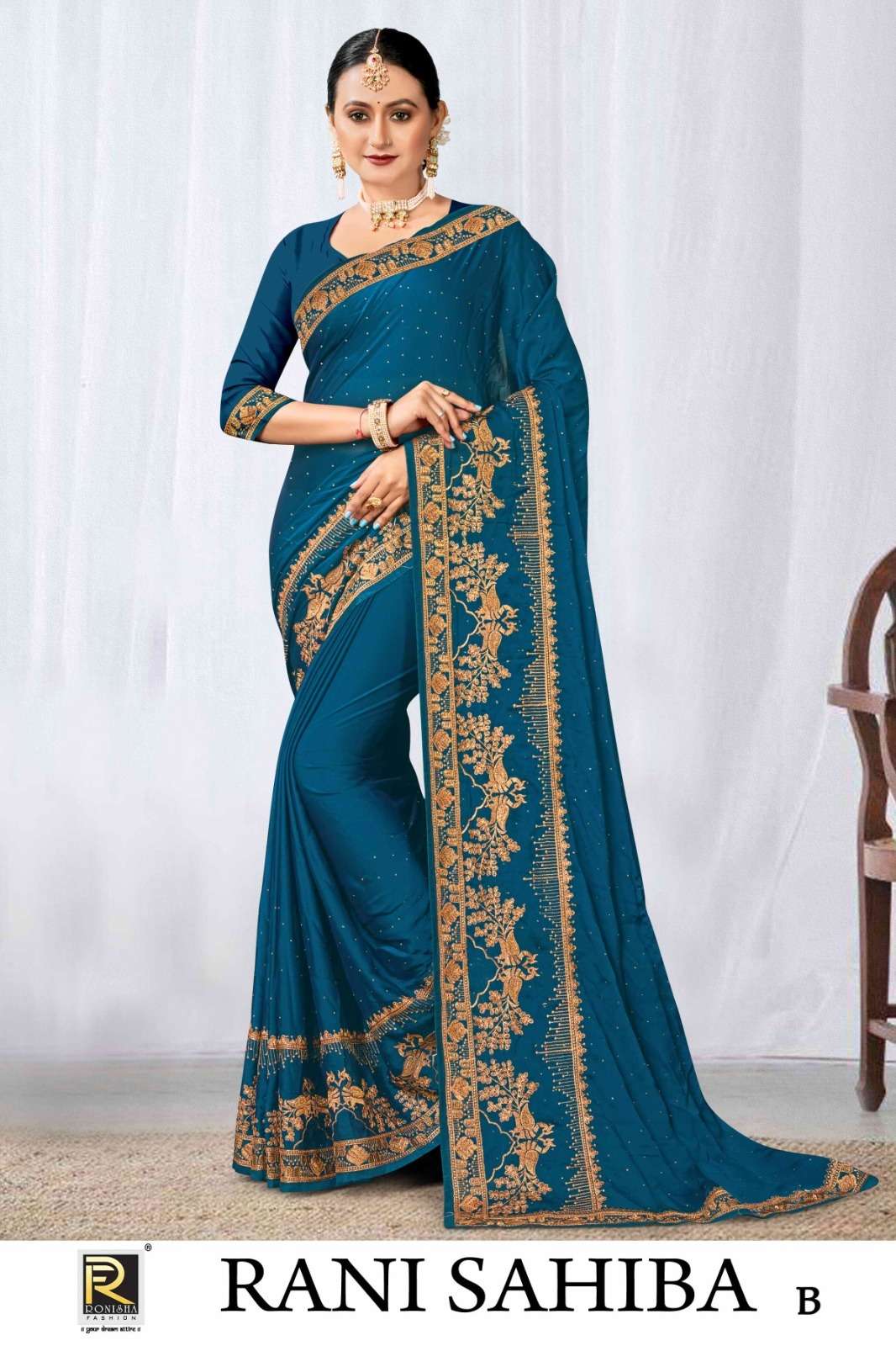 Ronisha RANI SAHIBA Designer Saree Wholesale catalog 