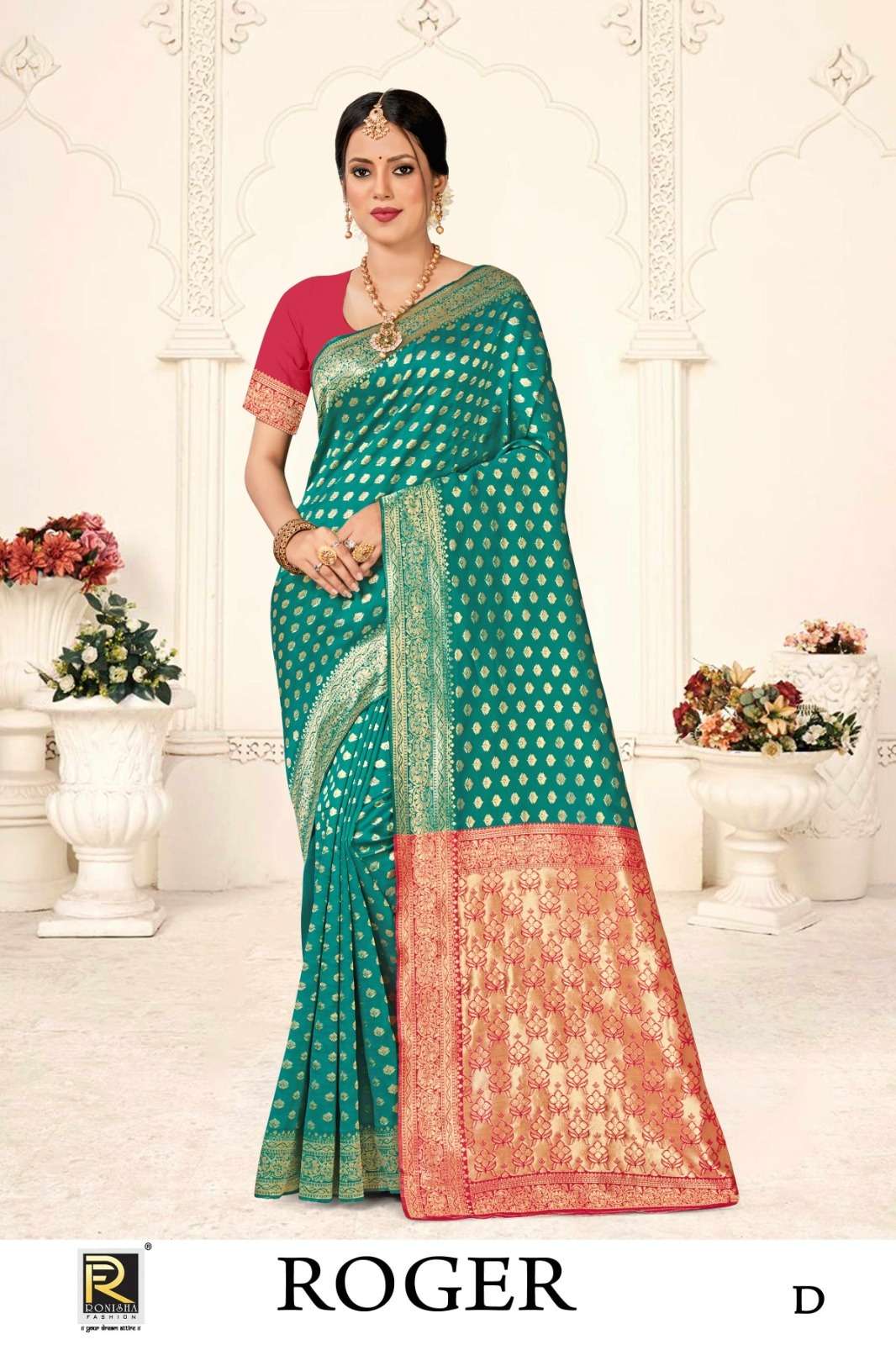 Ronisha Roger Banarasi Silk Saree Wholesale catalog