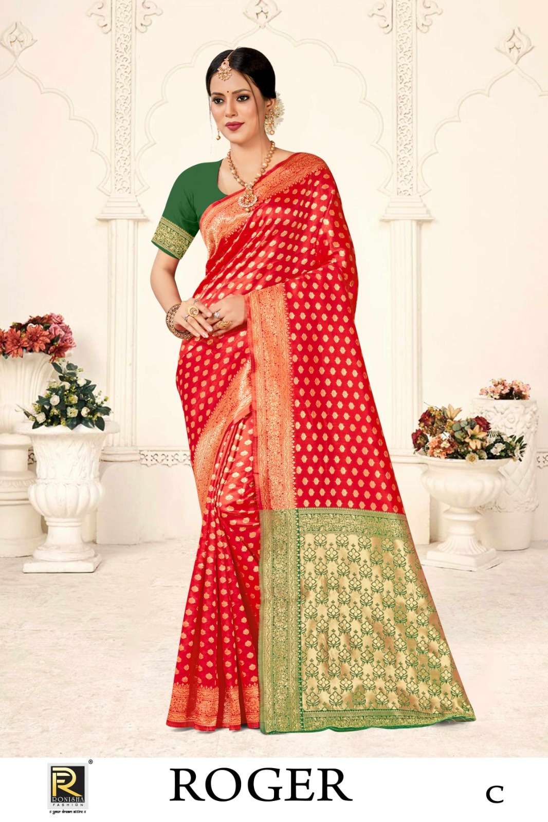 Ronisha Roger Banarasi Silk Saree Wholesale catalog