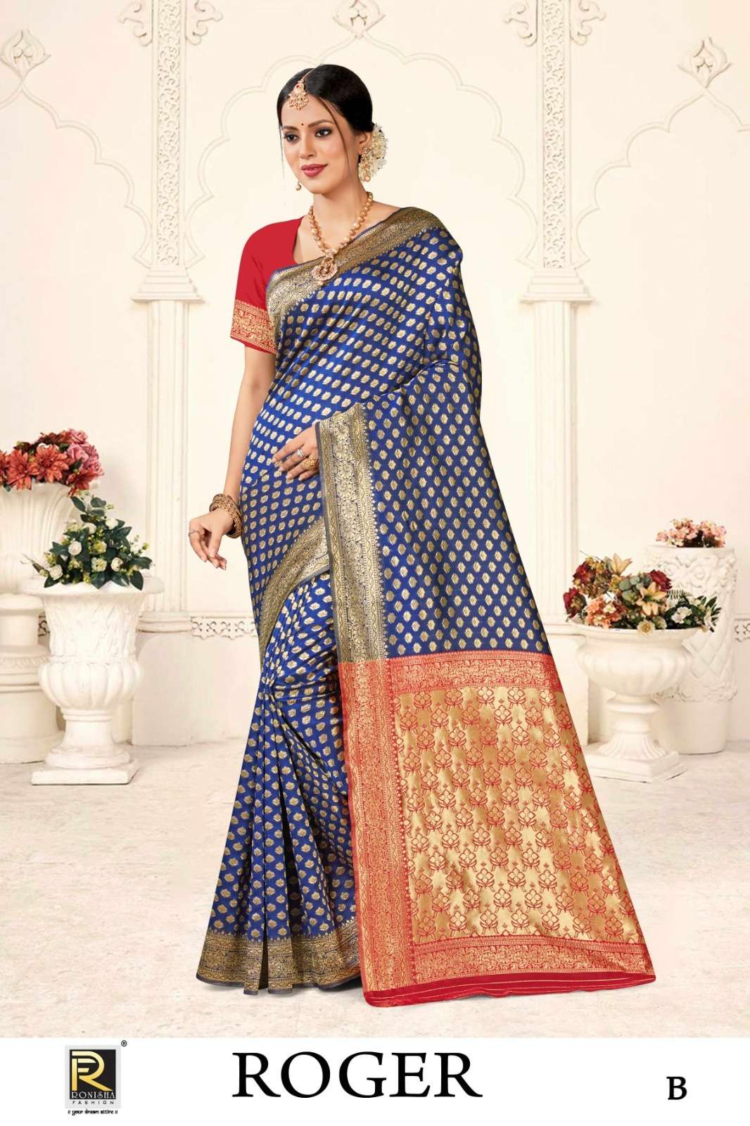 Ronisha Roger Banarasi Silk Saree Wholesale catalog