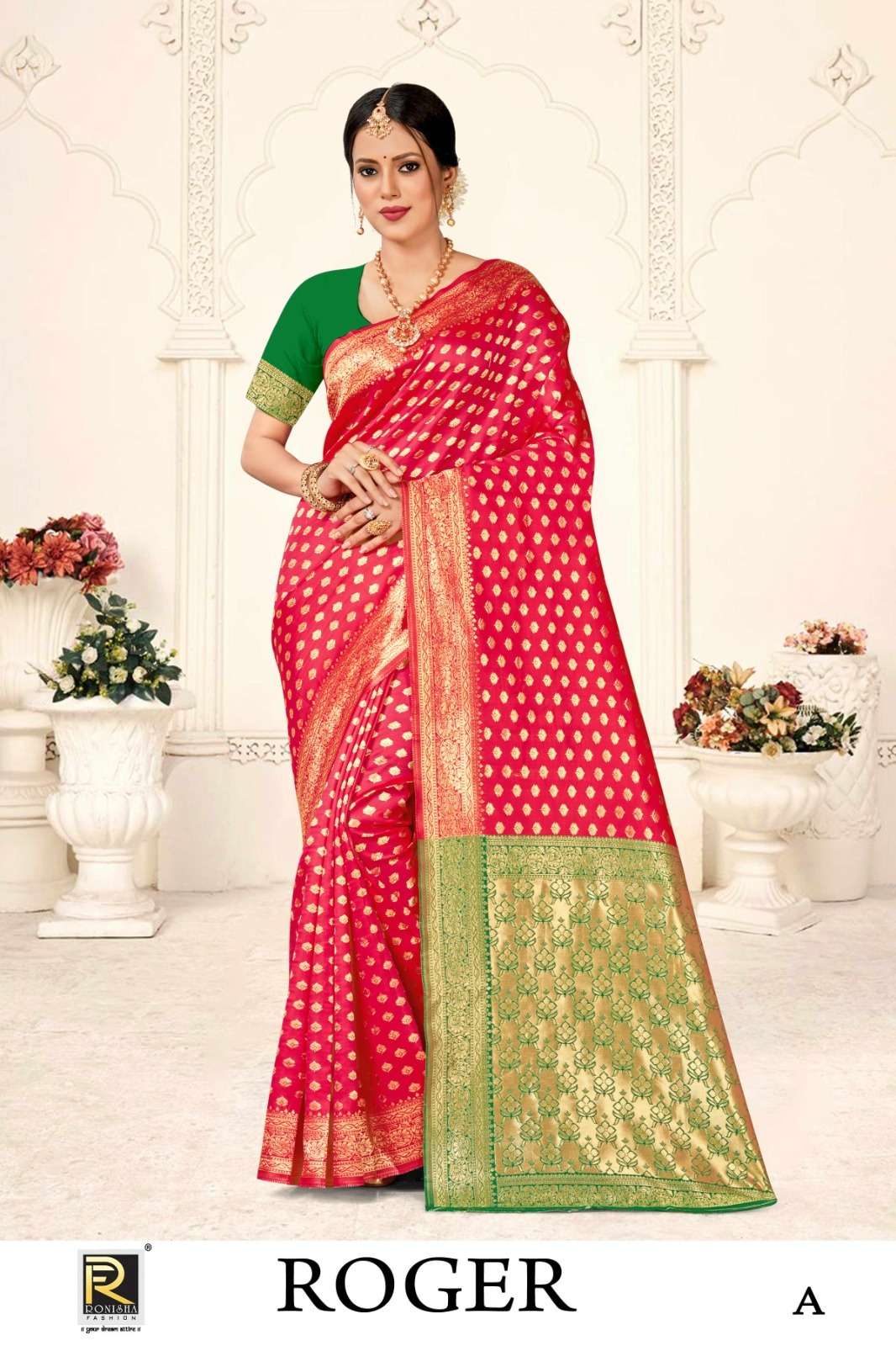 Ronisha Roger Banarasi Silk Saree Wholesale catalog