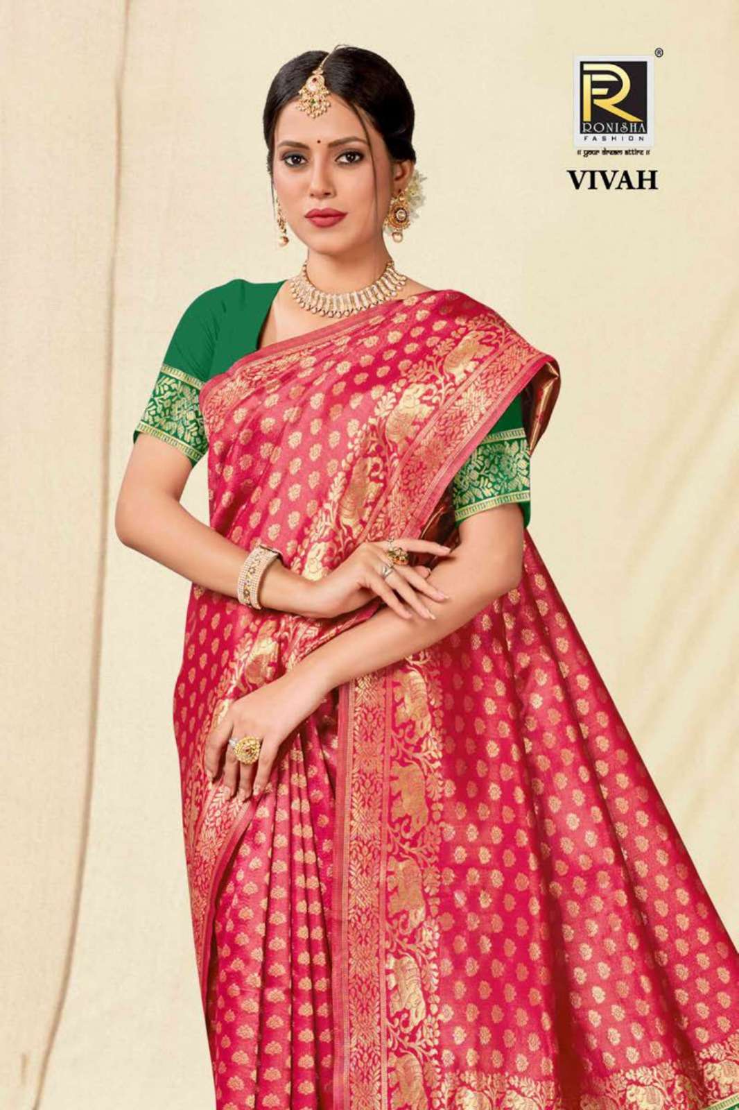 Ronisha Vivah Banarasi Silk Saree Wholesale catalog