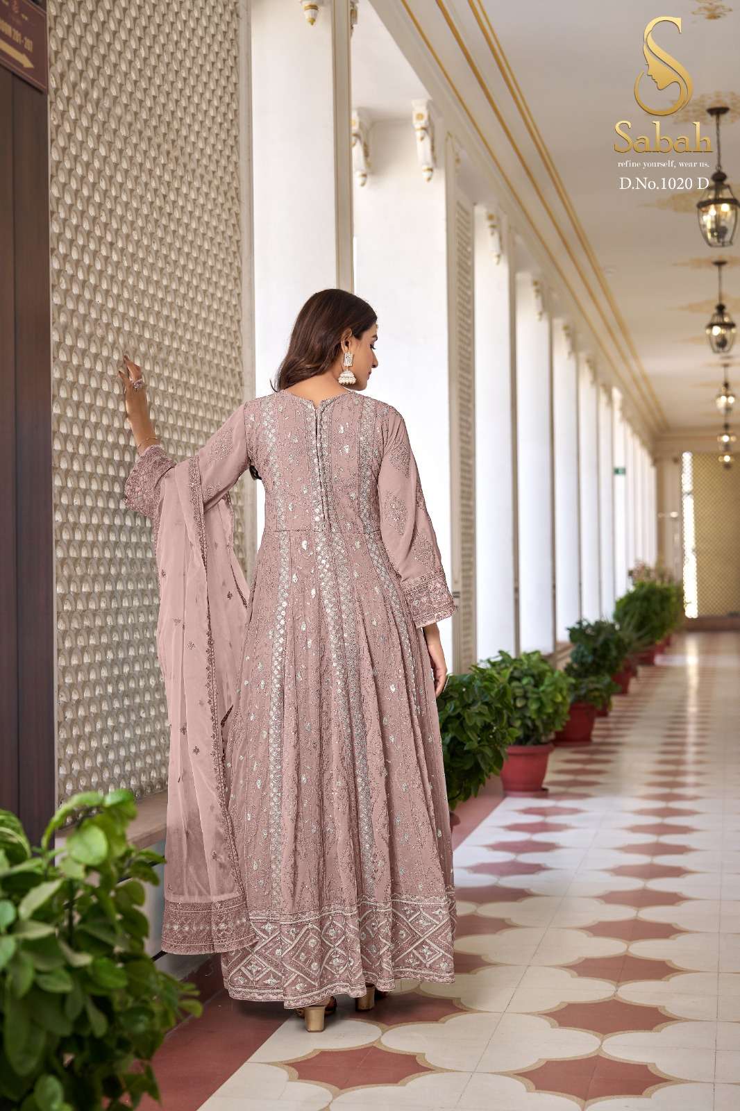Sabah Ruhani Faux Georgette Designer Salwar Suits Wholesale catalog