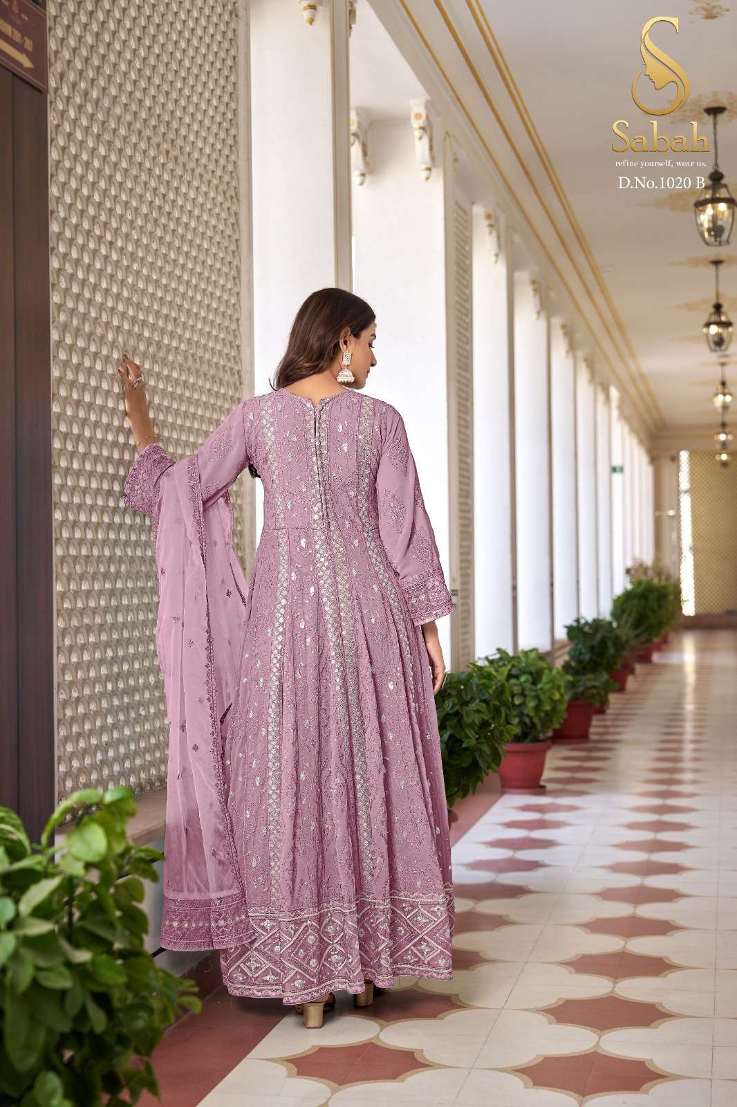Sabah Ruhani Faux Georgette Designer Salwar Suits Wholesale catalog