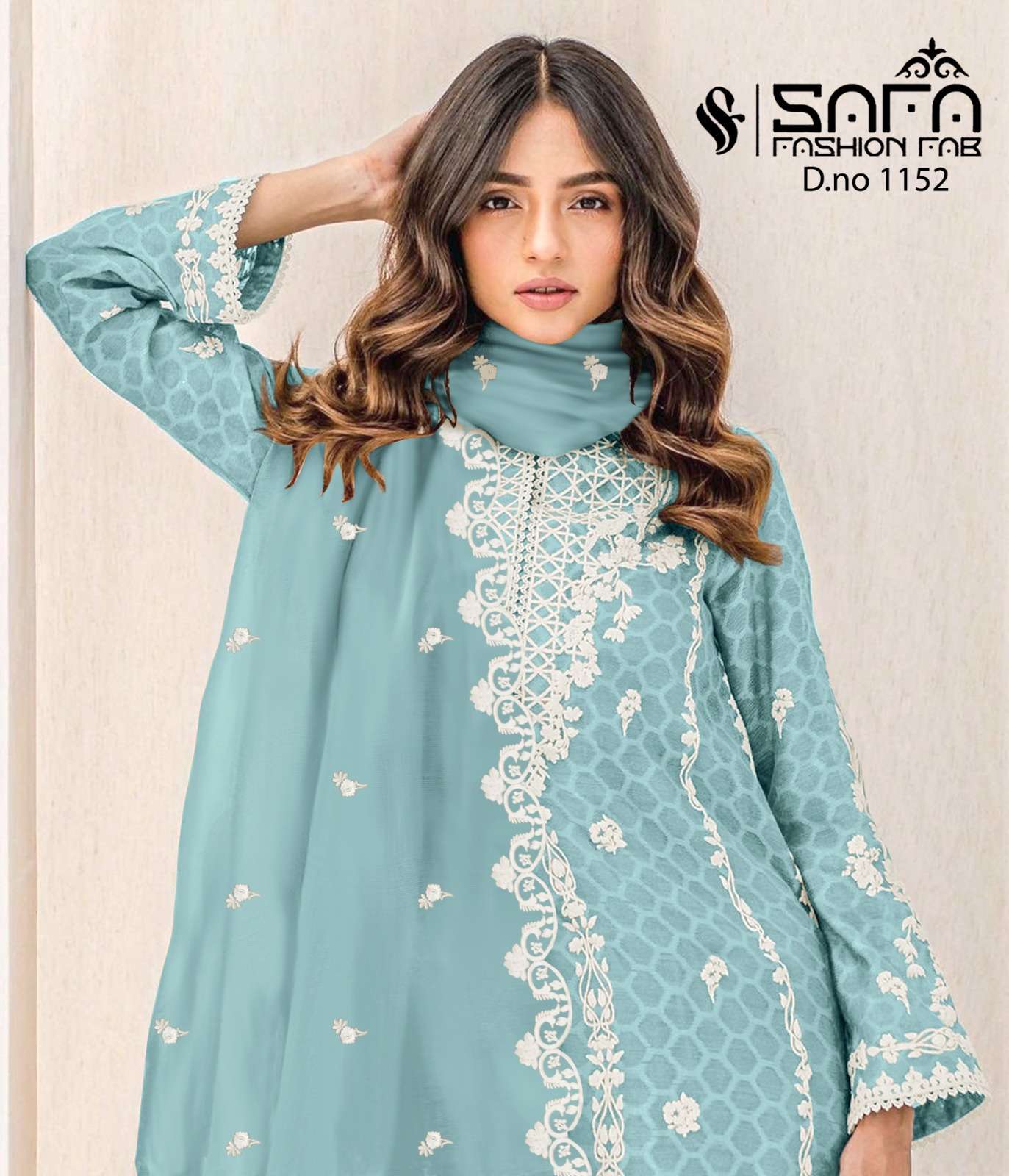 Safa Fashion Fab 1152 Georgette Pakistani suits Wholesale catalog