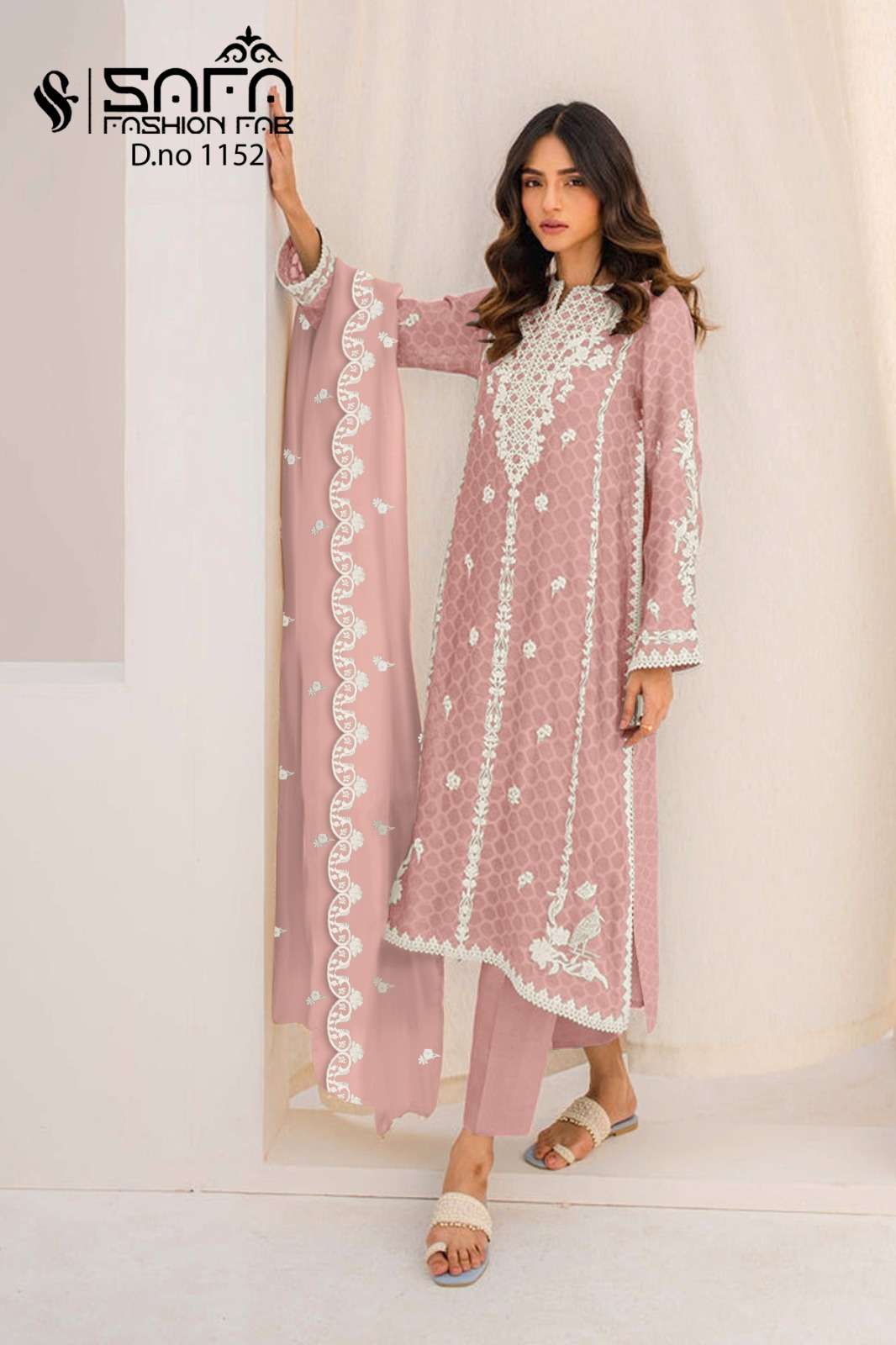 Safa Fashion Fab 1152 Georgette Pakistani suits Wholesale catalog