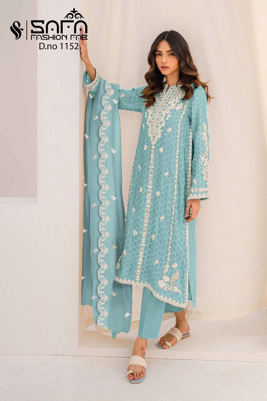 Safa Fashion Fab 1152 Georgette Pakistani suits Wholesale catalog