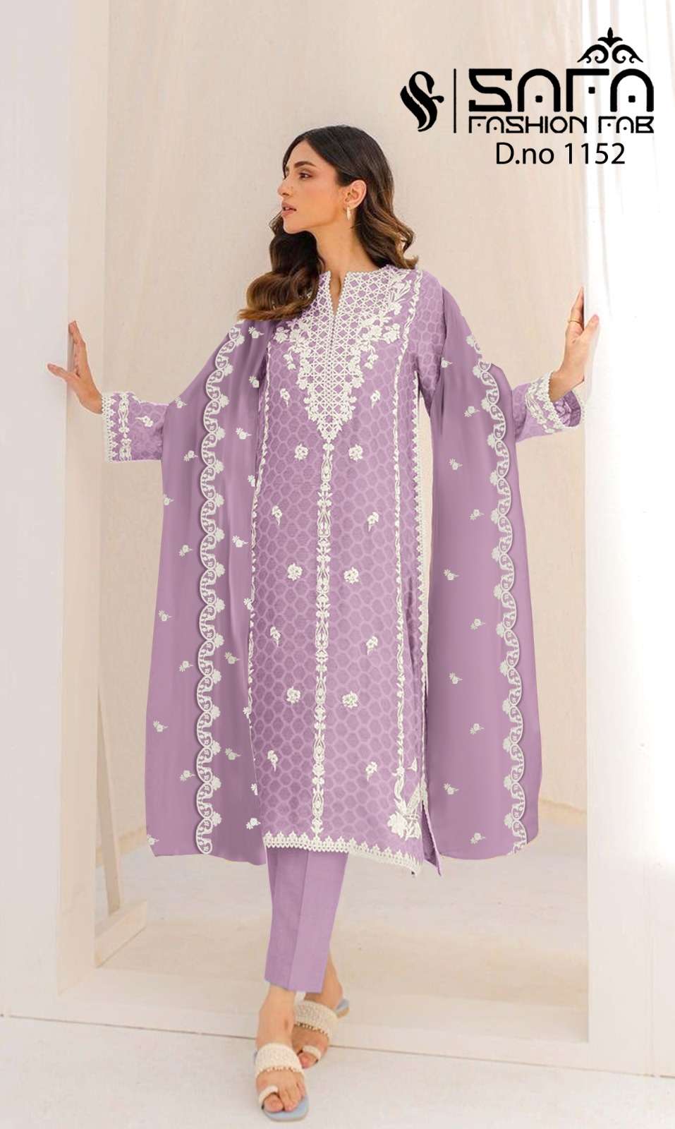 Safa Fashion Fab 1152 Georgette Pakistani suits Wholesale catalog