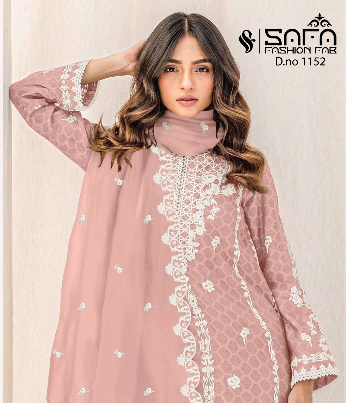 Safa Fashion Fab 1152 Georgette Pakistani suits Wholesale catalog
