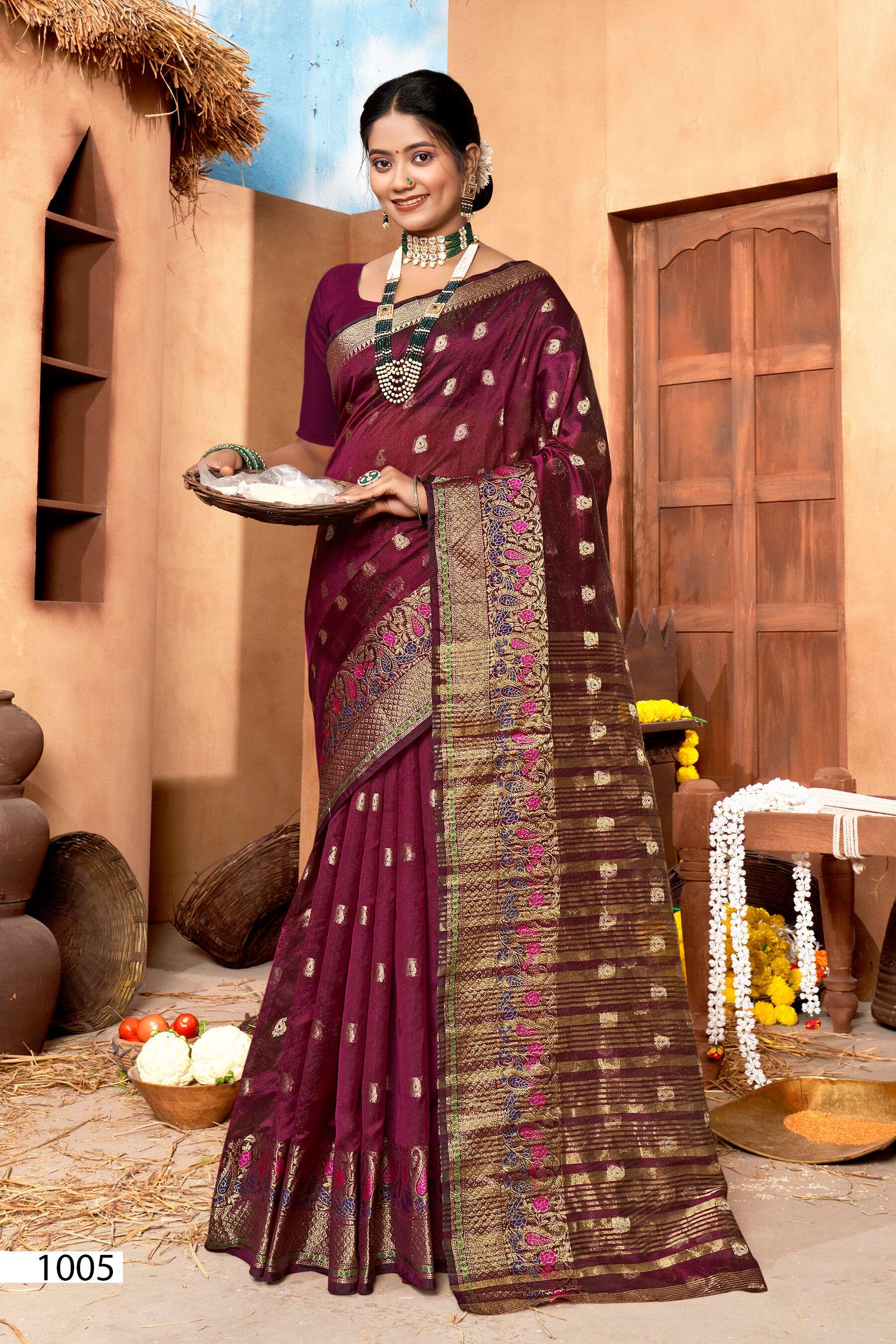 Sakhi Saheli vol.1 Soft organzaa silk Saree Wholesale catalog  