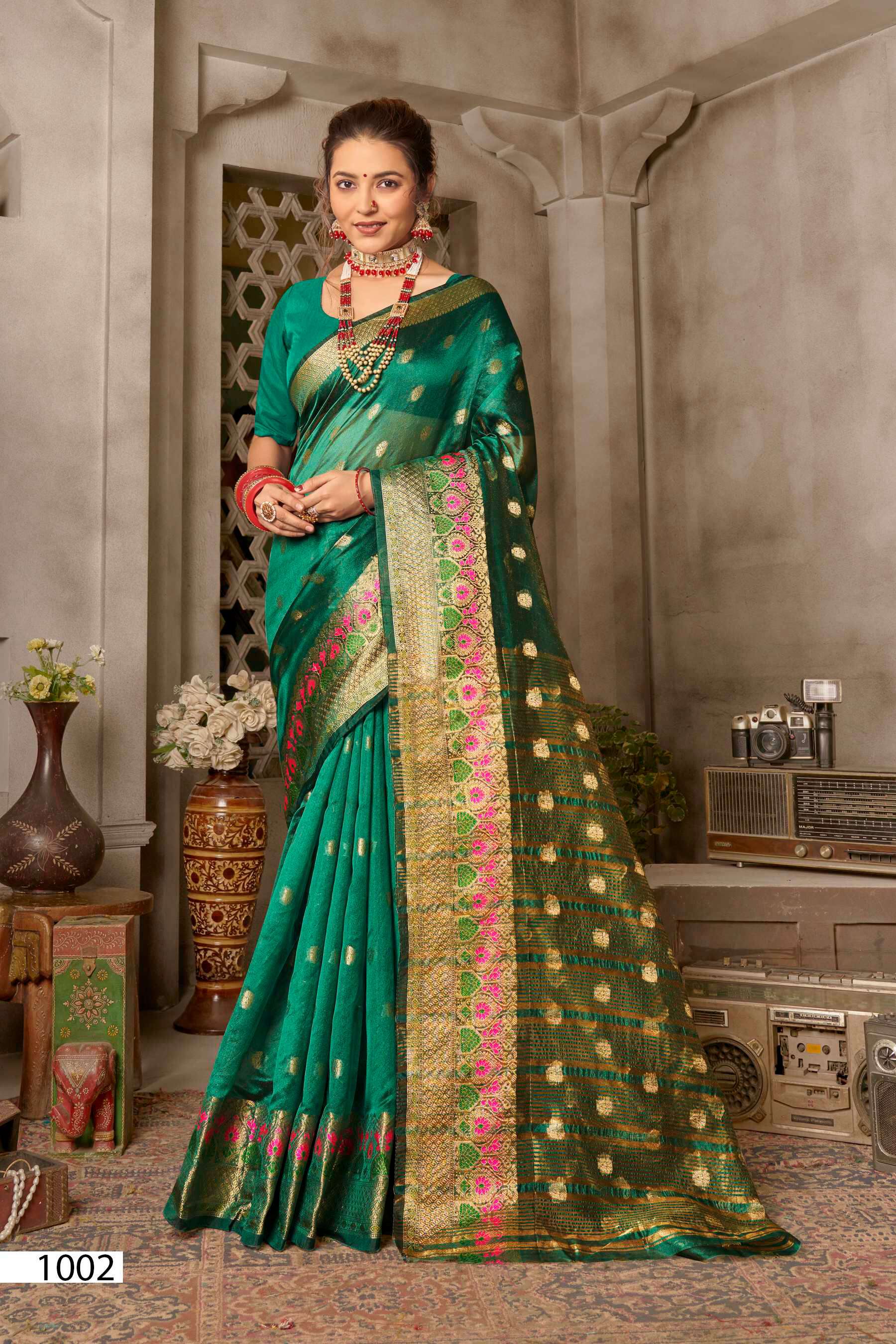 Sakhi Saheli vol.3 Soft organzaa silk Saree 