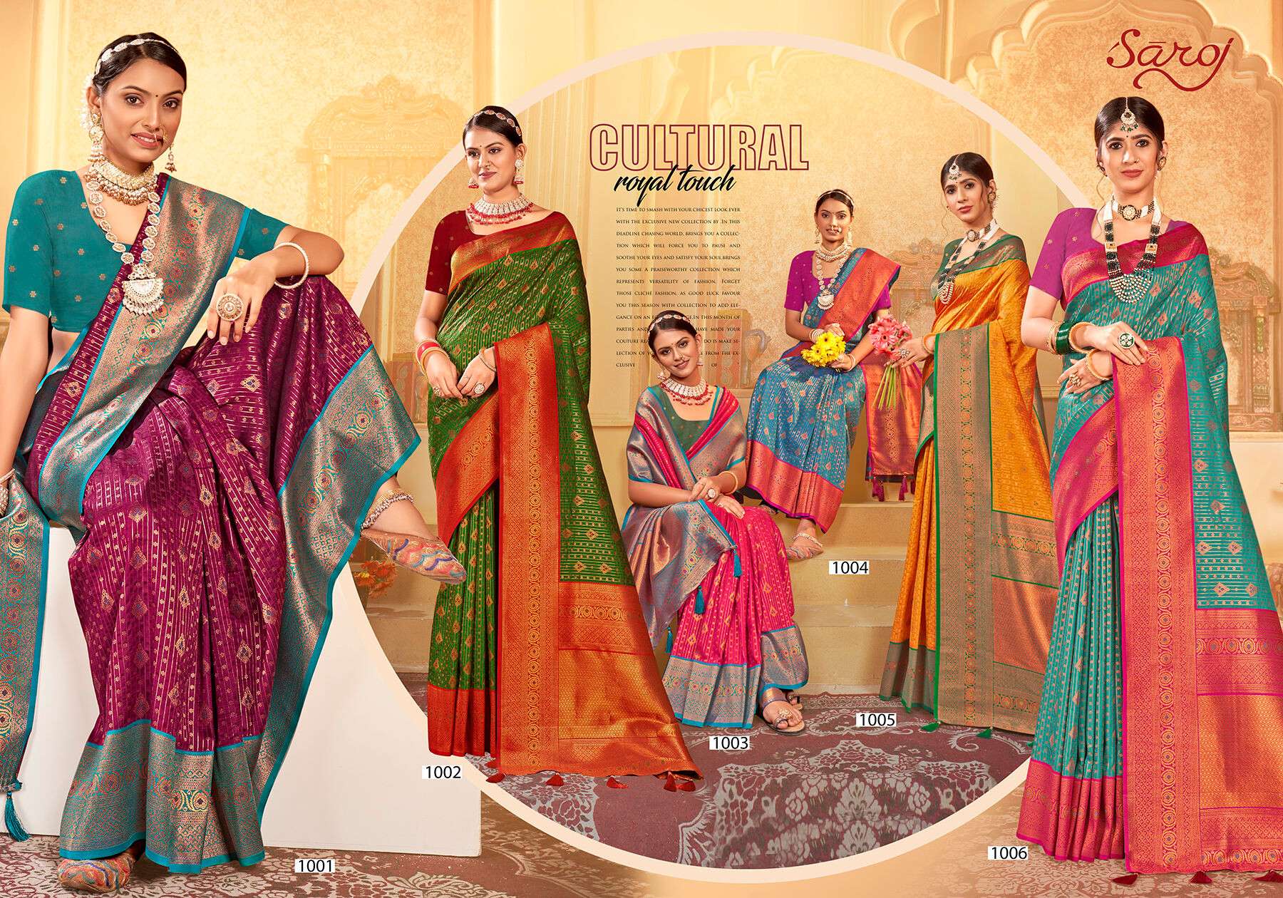 Saroj  Dev Nandini vol.2 50*600 Silk saree wholesale catalog 