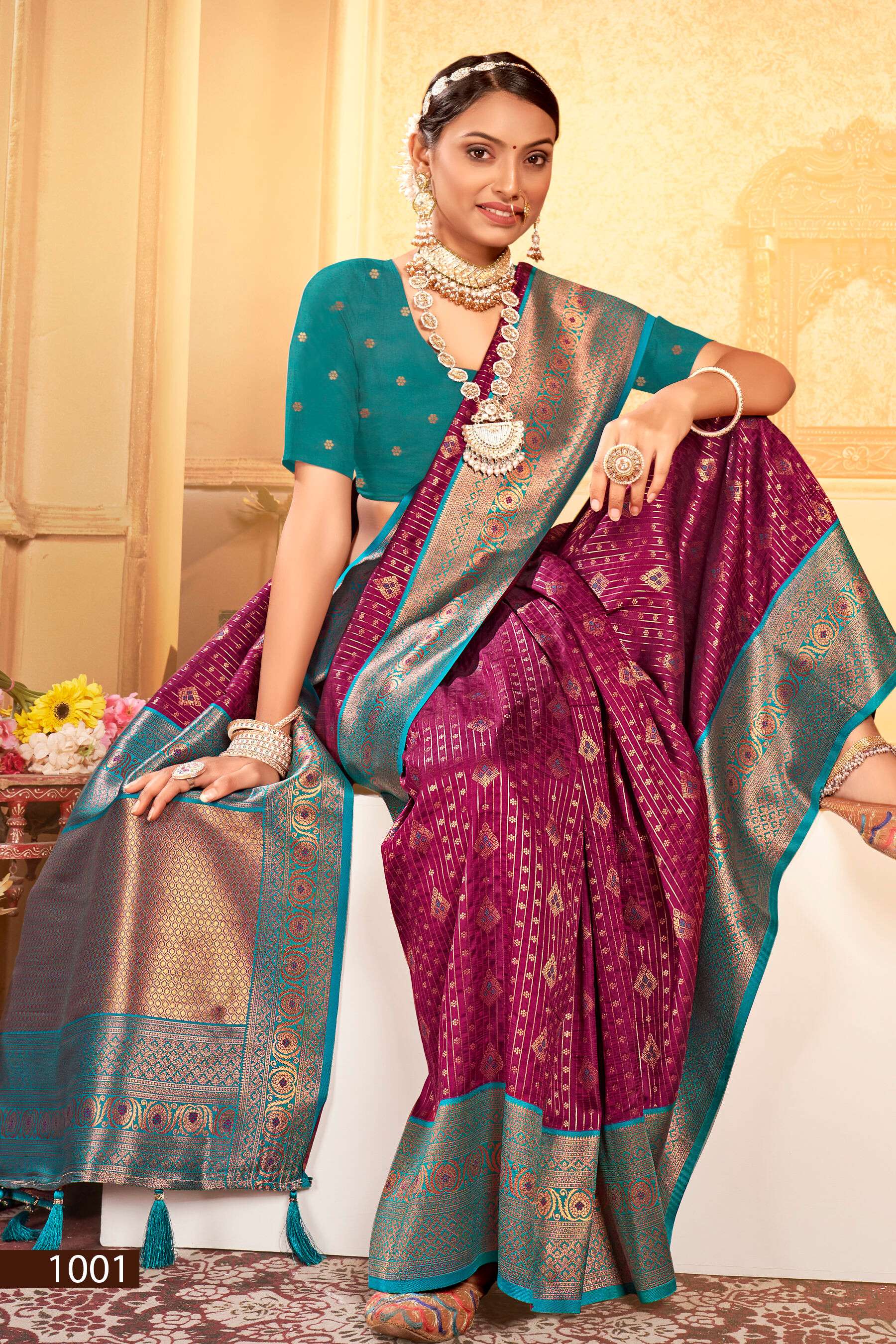 Saroj  Dev Nandini vol.2 50*600 Silk saree wholesale catalog 