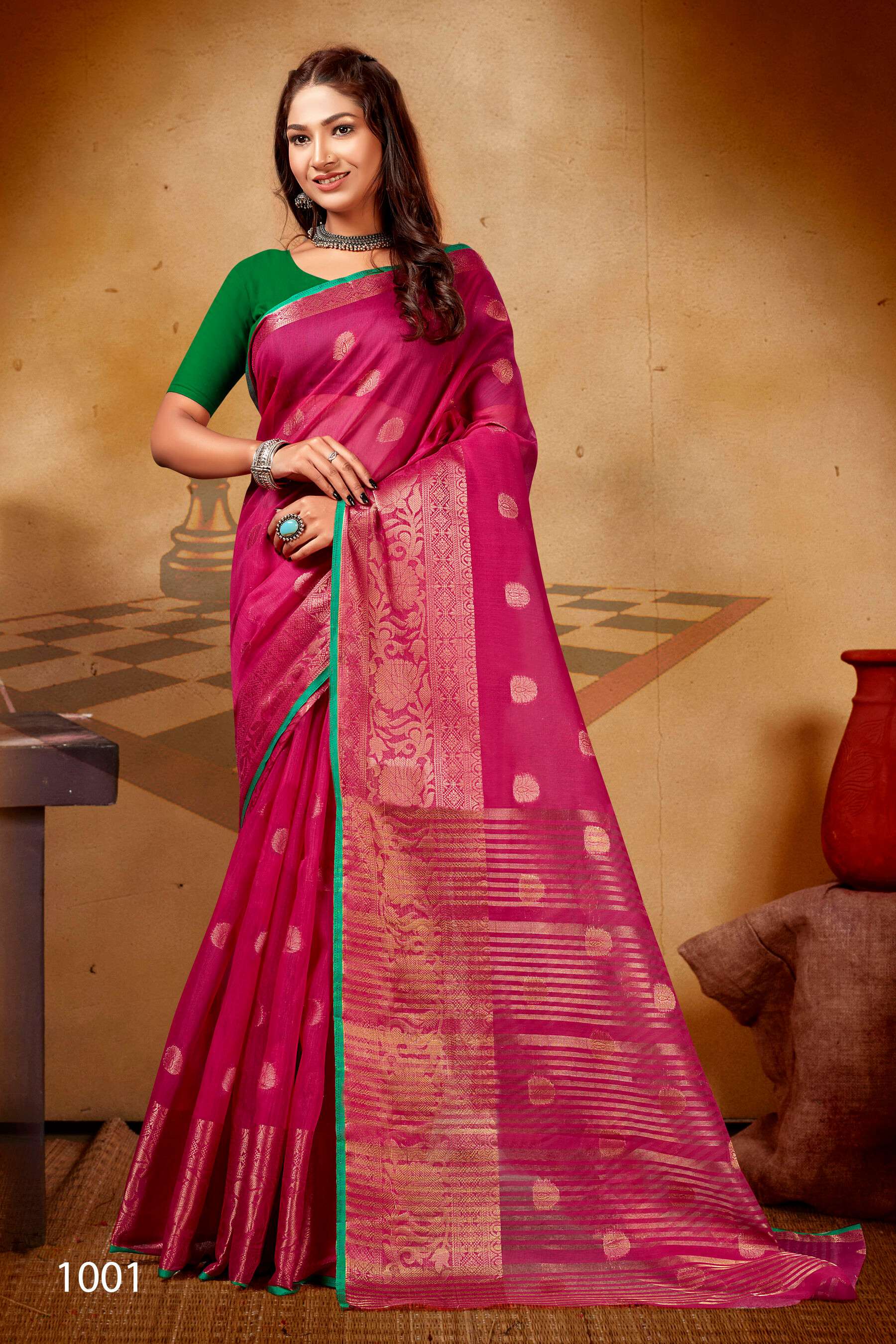 Saroj  Dreams Vol - 1 Soft cotton Saree Wholesale catalog  