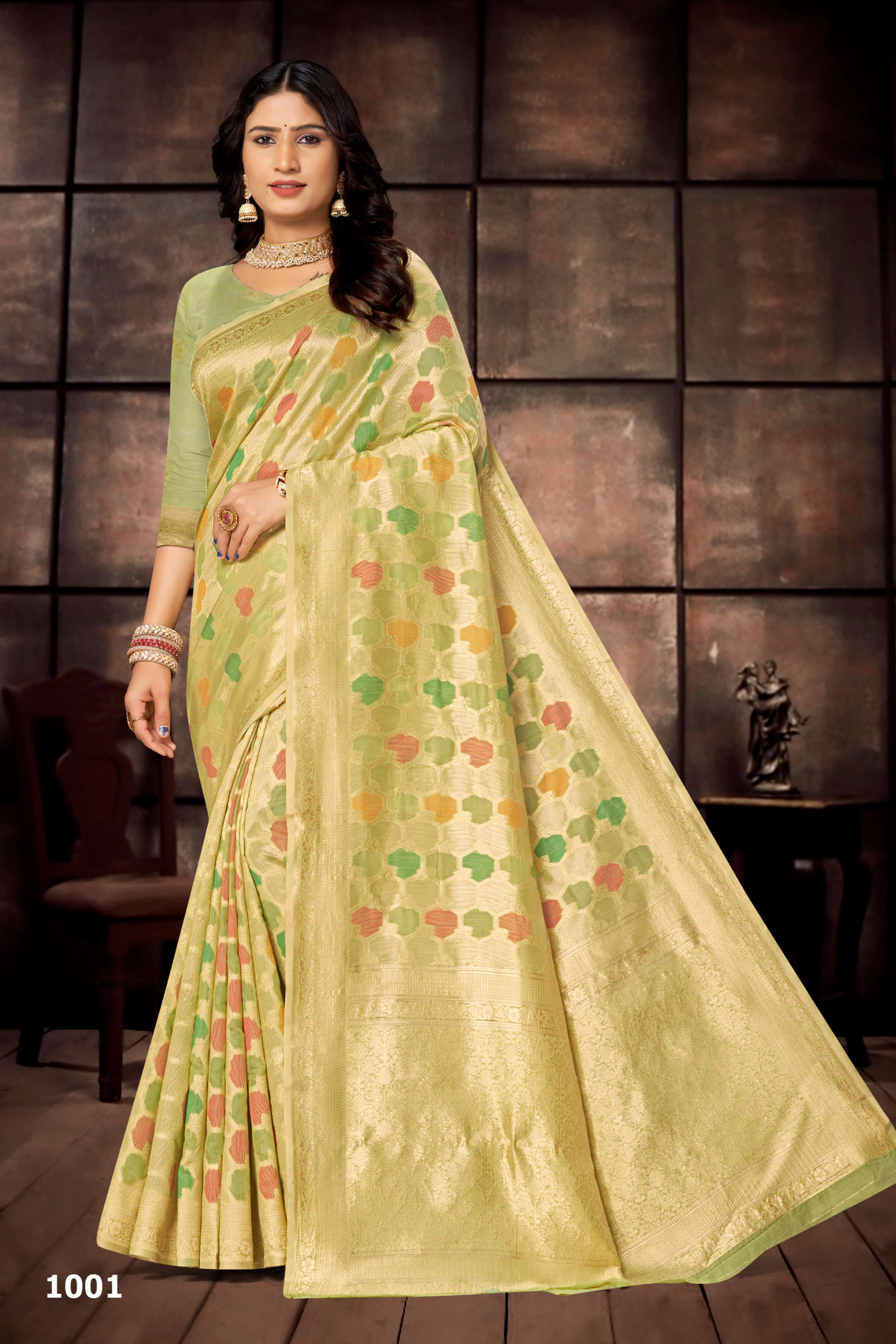 Saroj Fairlook vol.3 Soft cotton silk  Wholesale catalog