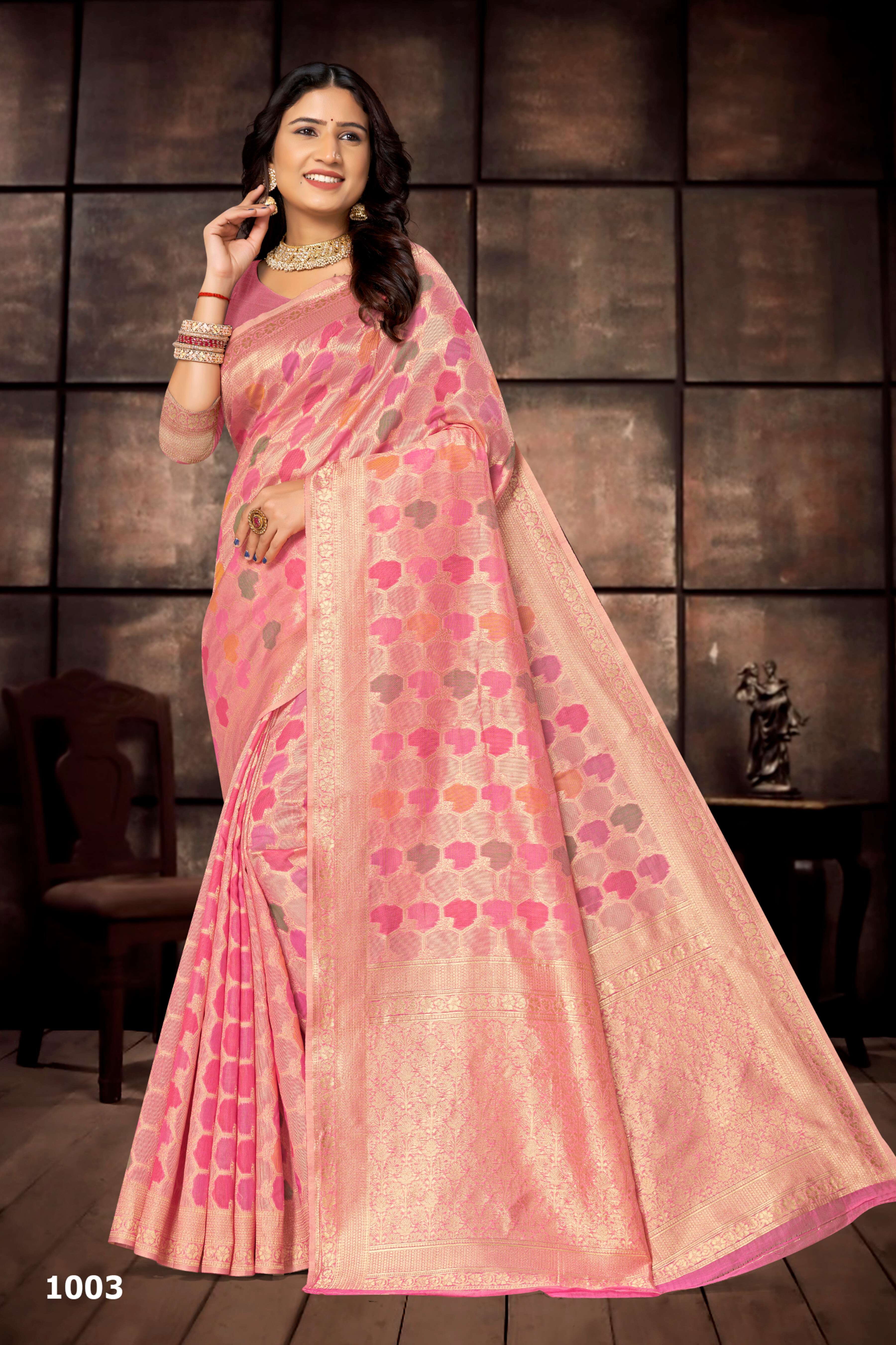 Saroj Fairlook vol.3 Soft cotton silk  Wholesale catalog