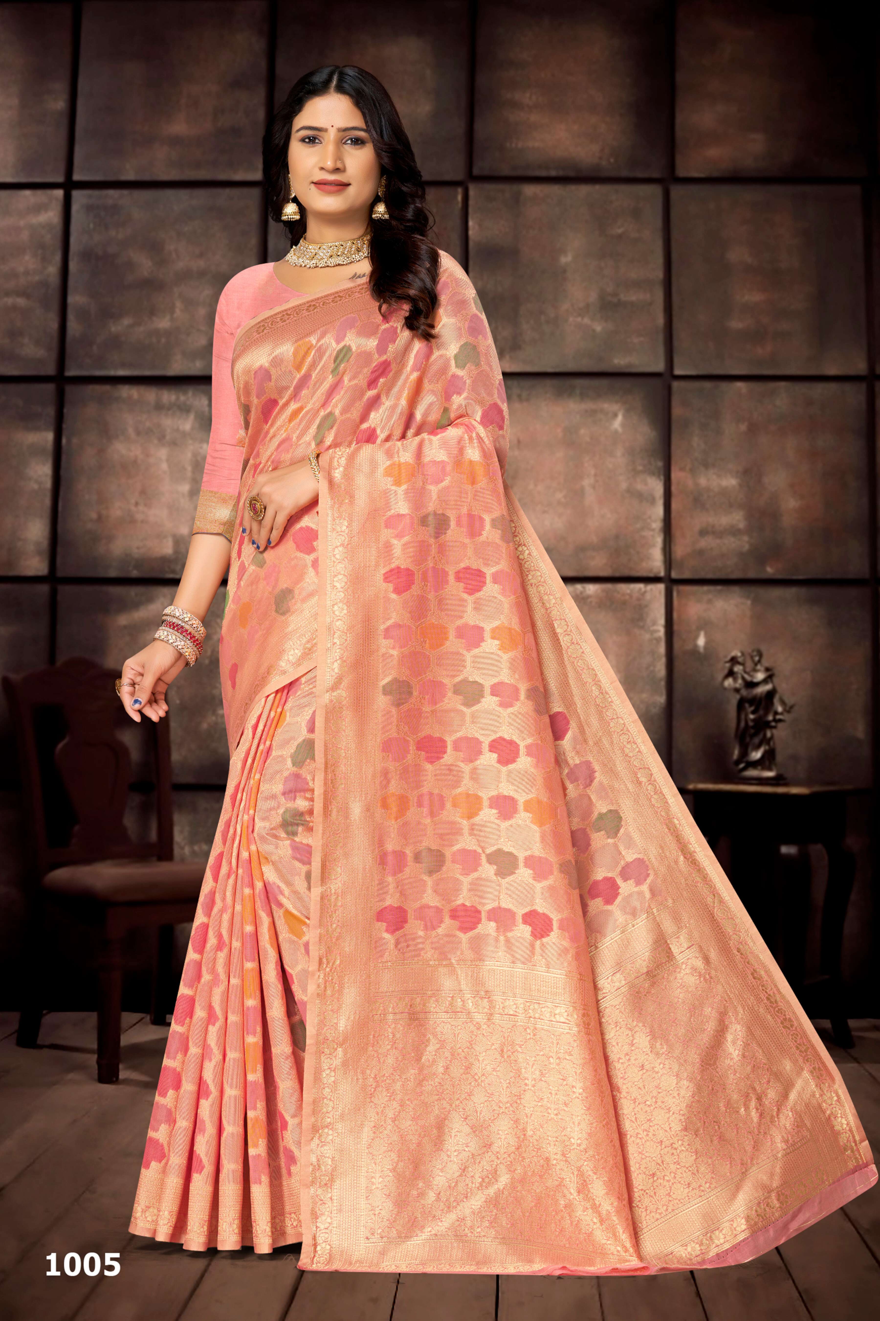Saroj Fairlook vol.3 Soft cotton silk  Wholesale catalog