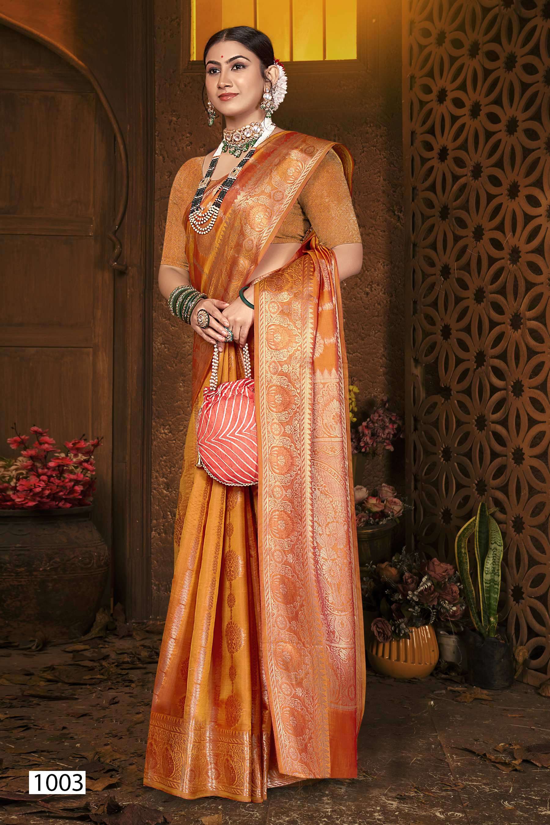 Saroj Fendi  Vol - 1 Soft organza silk