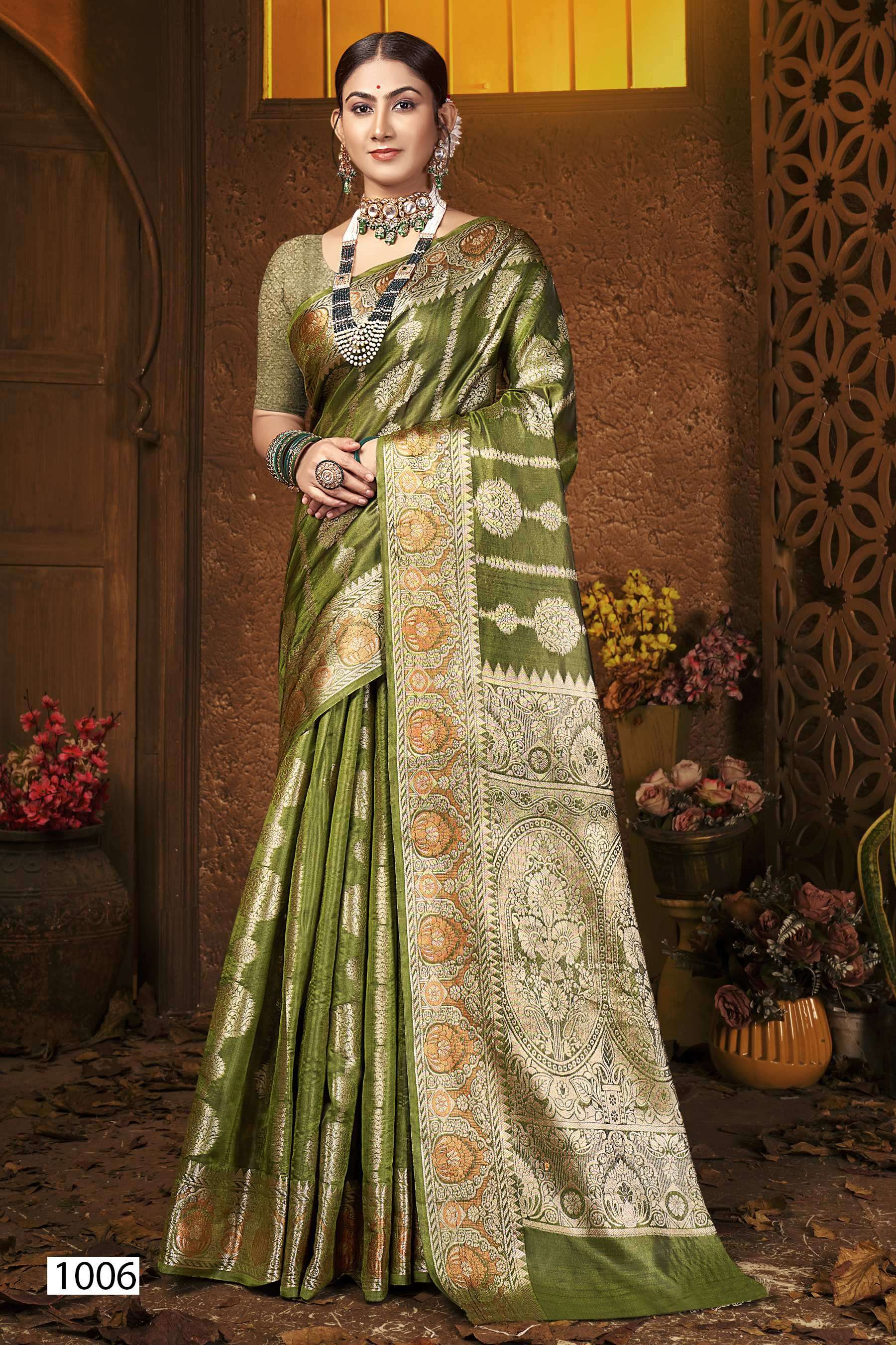 Saroj Fendi  Vol - 1 Soft organza silk