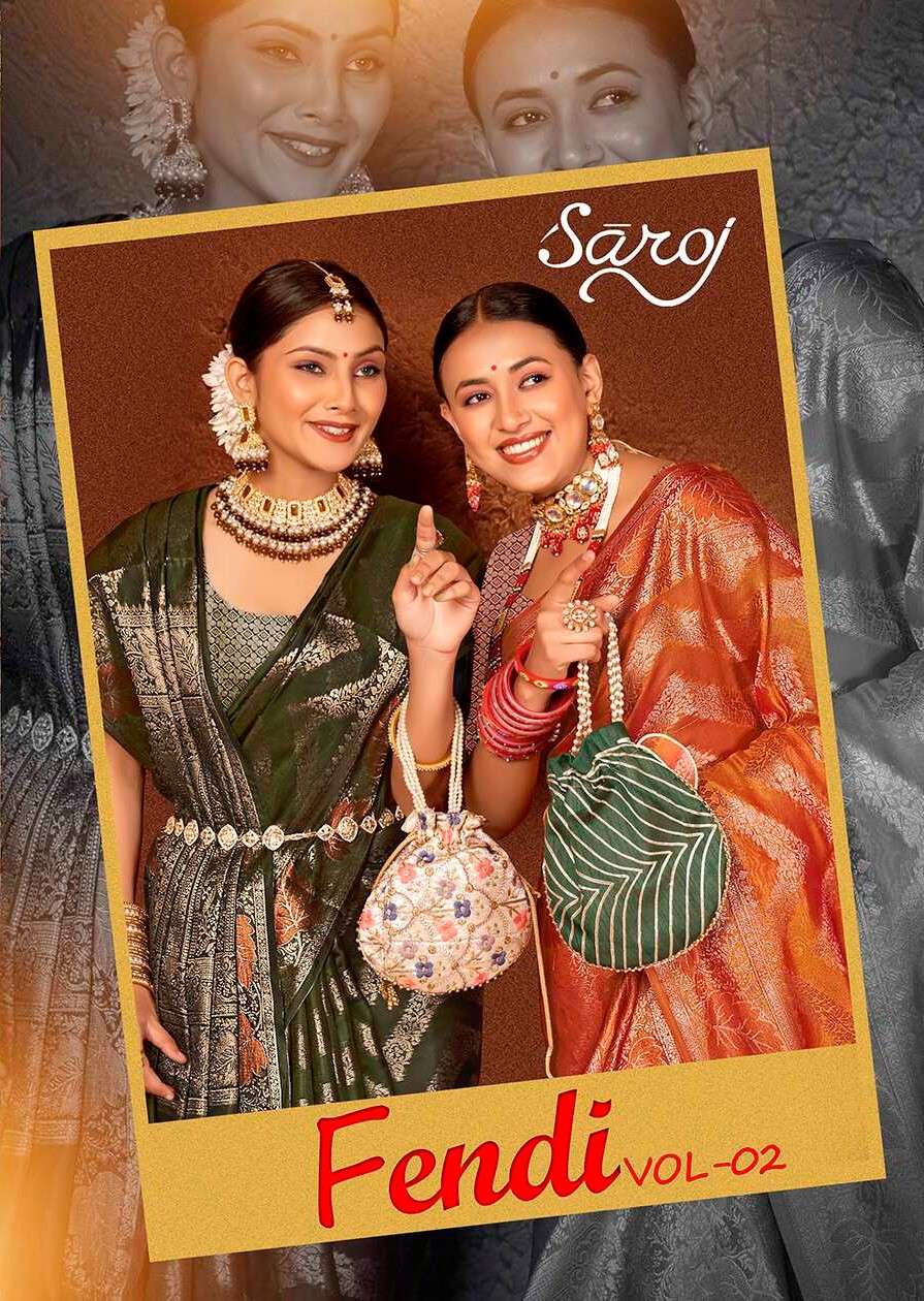 Saroj Fendi  Vol - 2 Soft organza silk