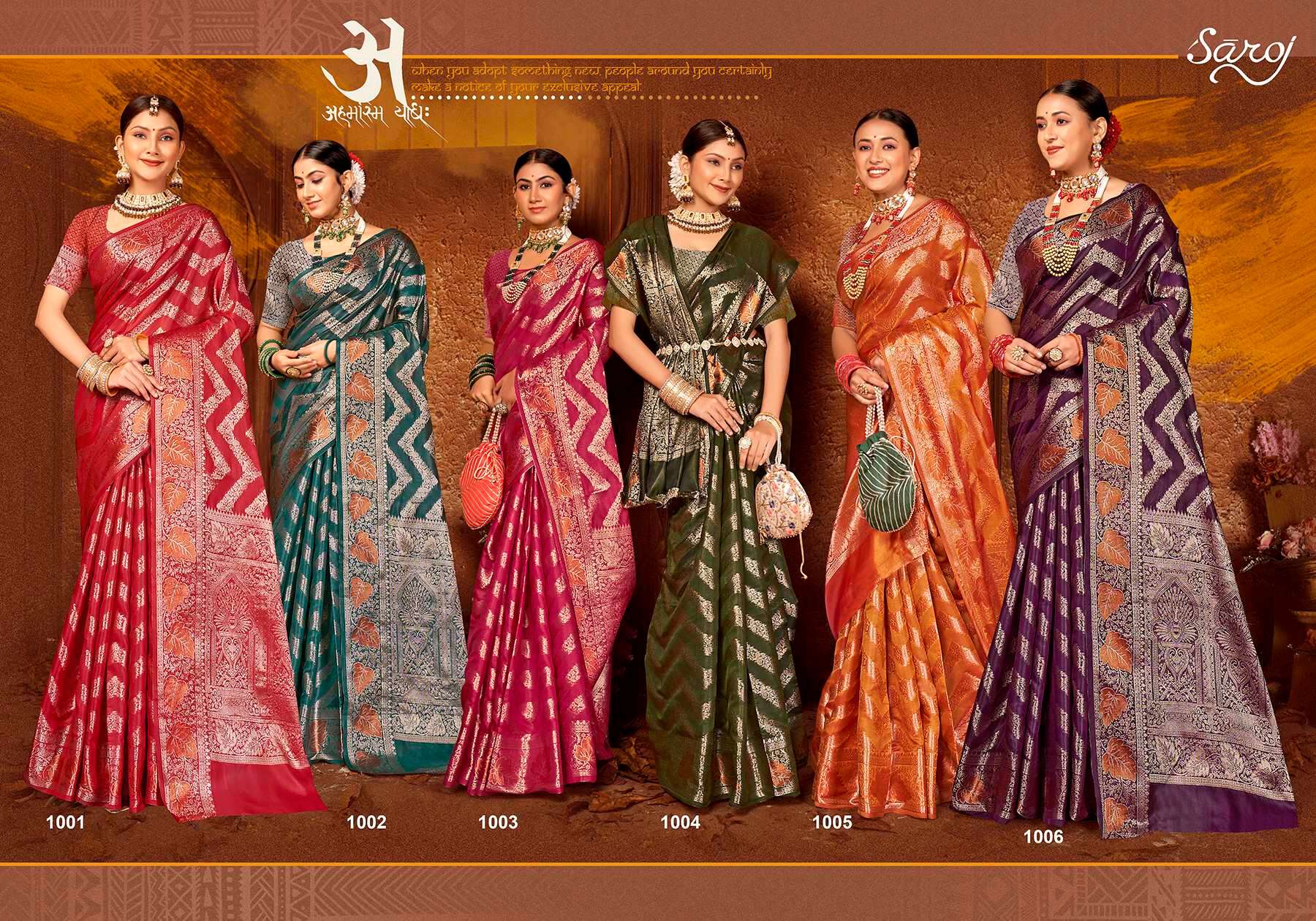 Saroj Fendi  Vol - 2 Soft organza silk