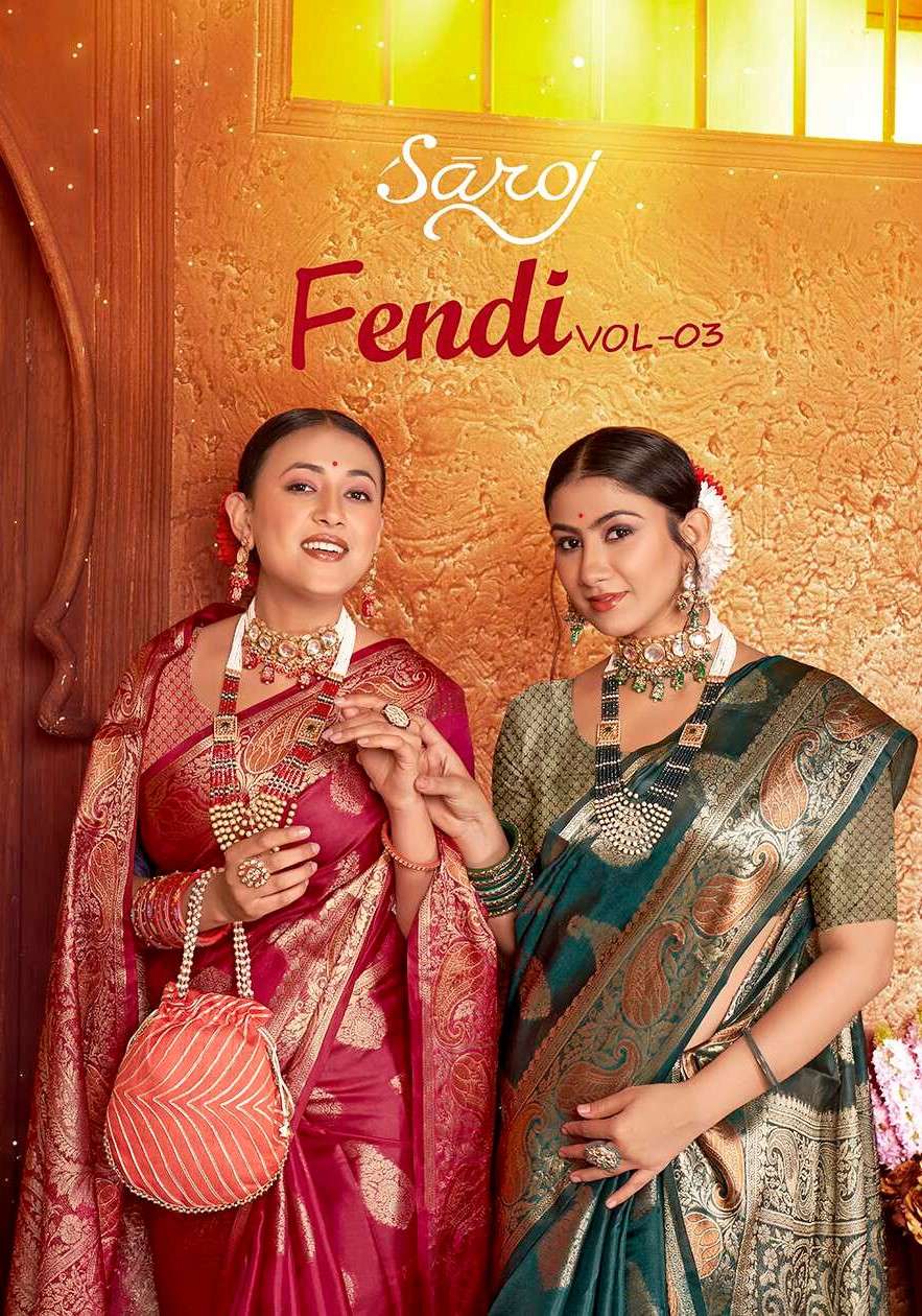 Saroj Fendi  Vol - 3 Soft organza silk