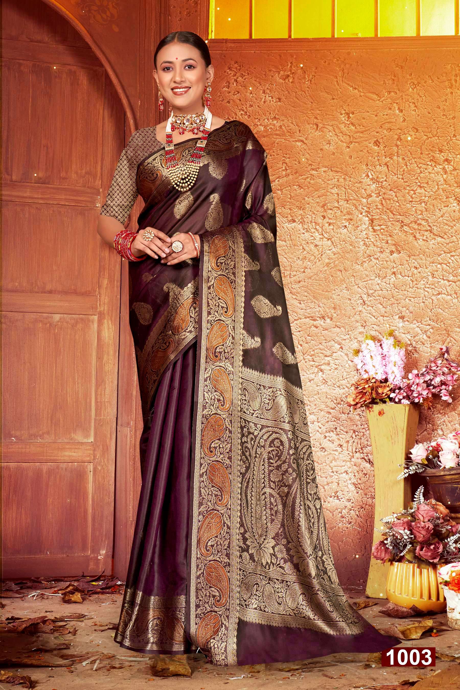 Saroj Fendi  Vol - 3 Soft organza silk