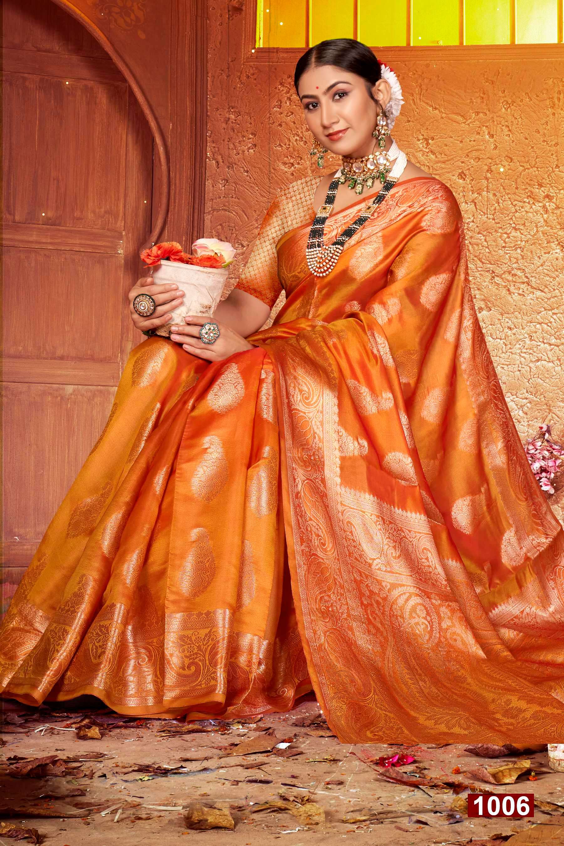 Saroj Fendi  Vol - 3 Soft organza silk