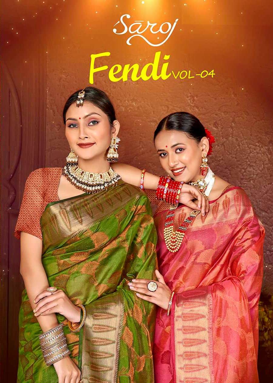 Saroj Fendi  Vol - 4 Soft organza silk