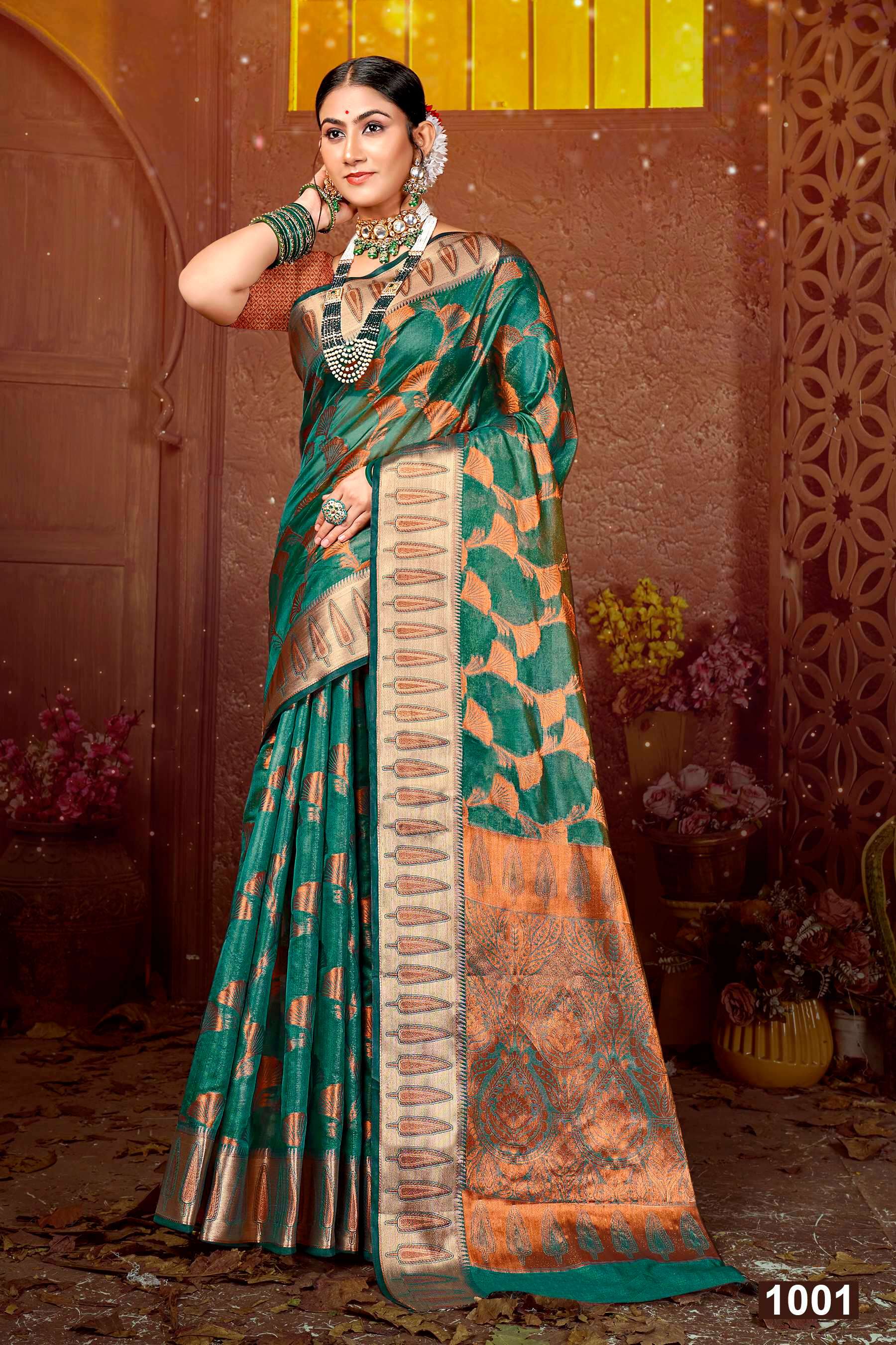 Saroj Fendi  Vol - 4 Soft organza silk