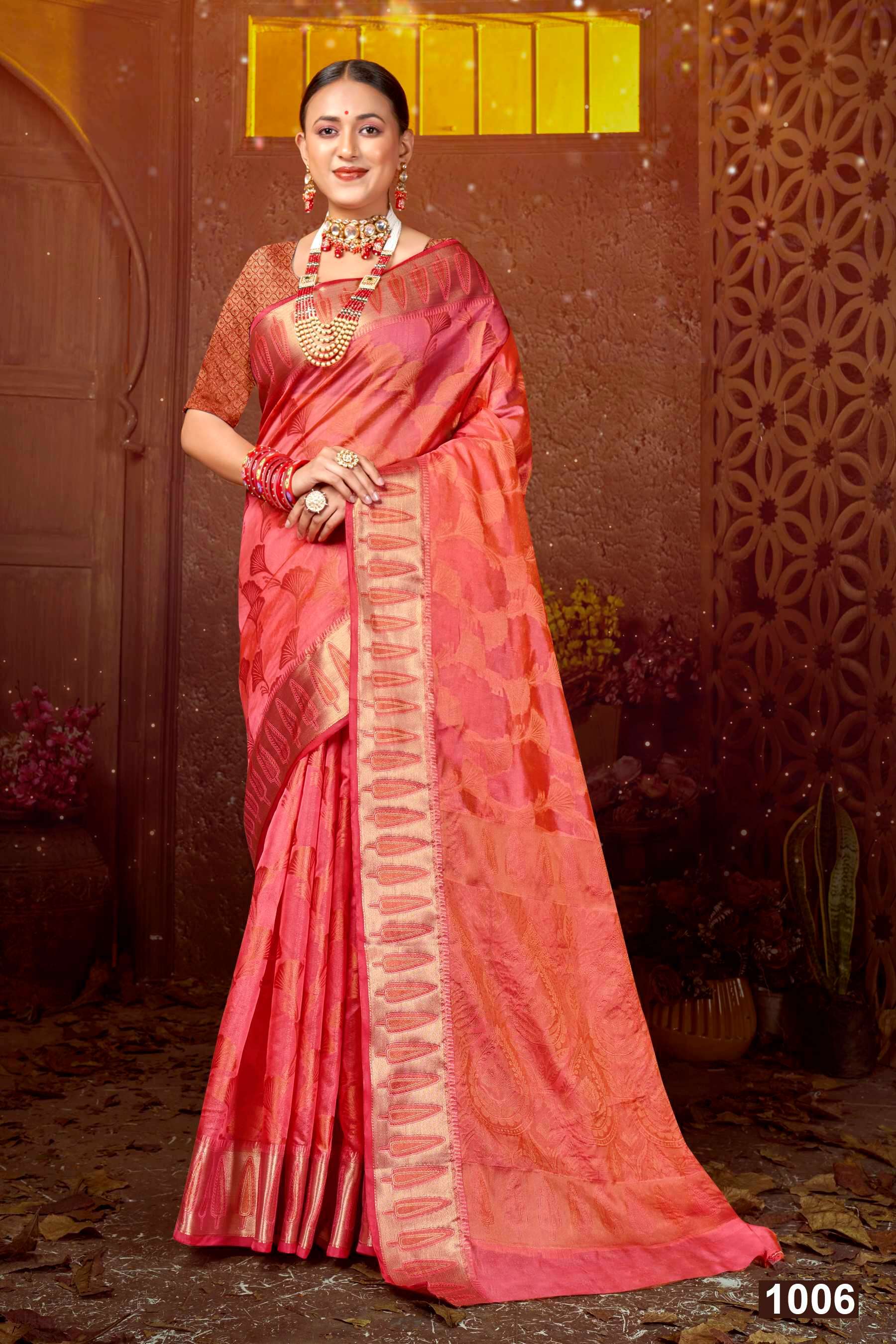 Saroj Fendi  Vol - 4 Soft organza silk