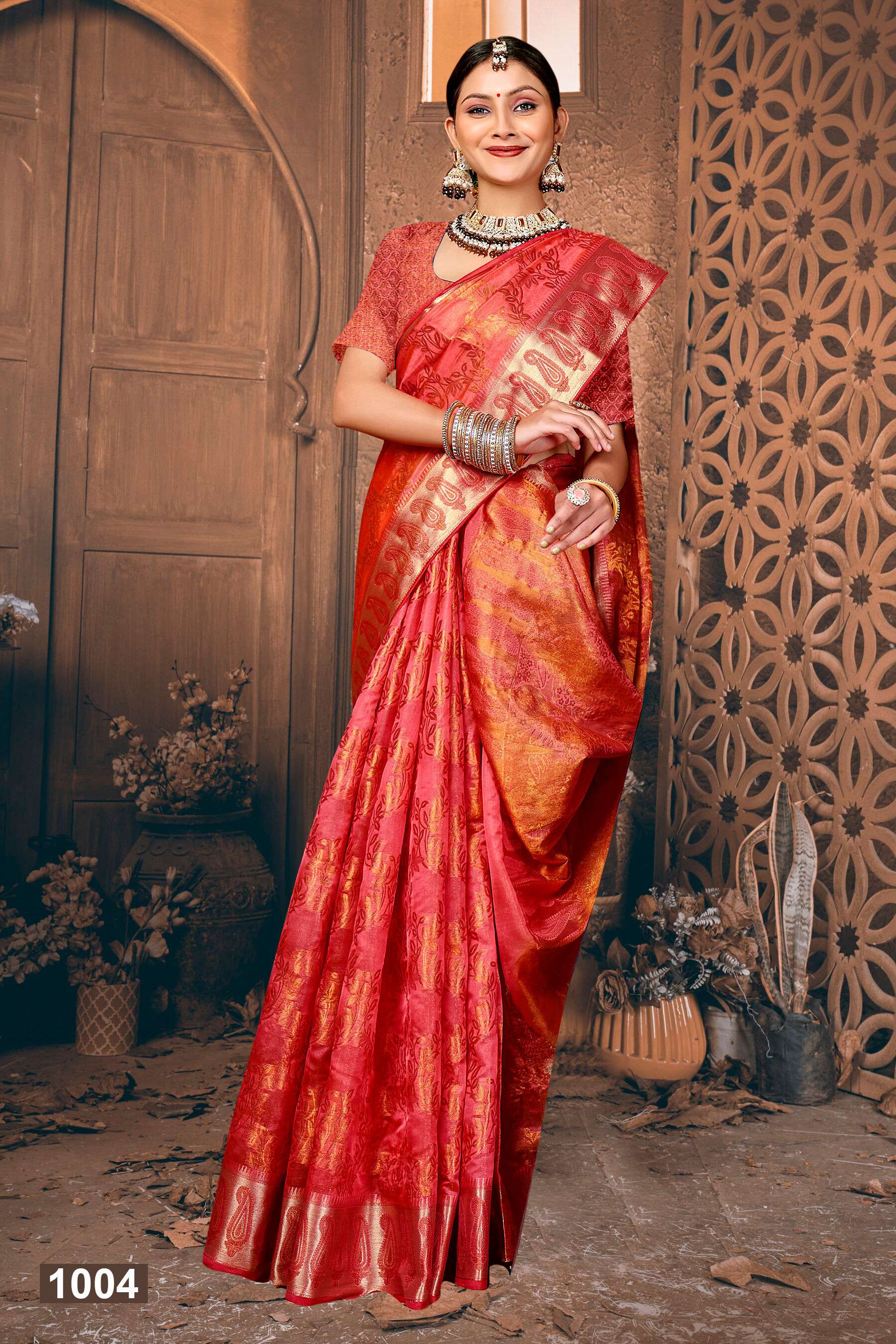Saroj Fendi  Vol - 5 Soft organza silk