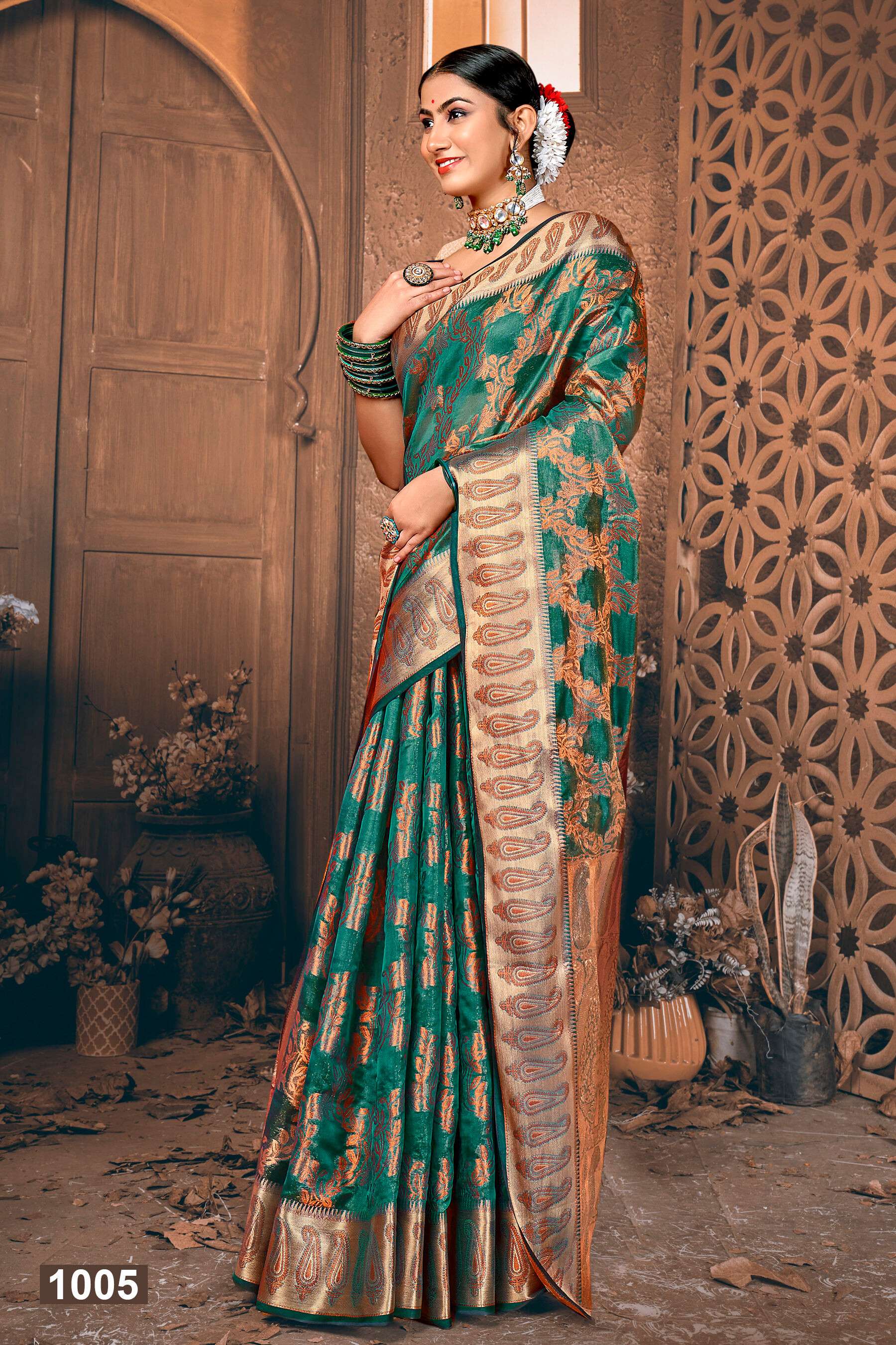 Saroj Fendi  Vol - 5 Soft organza silk
