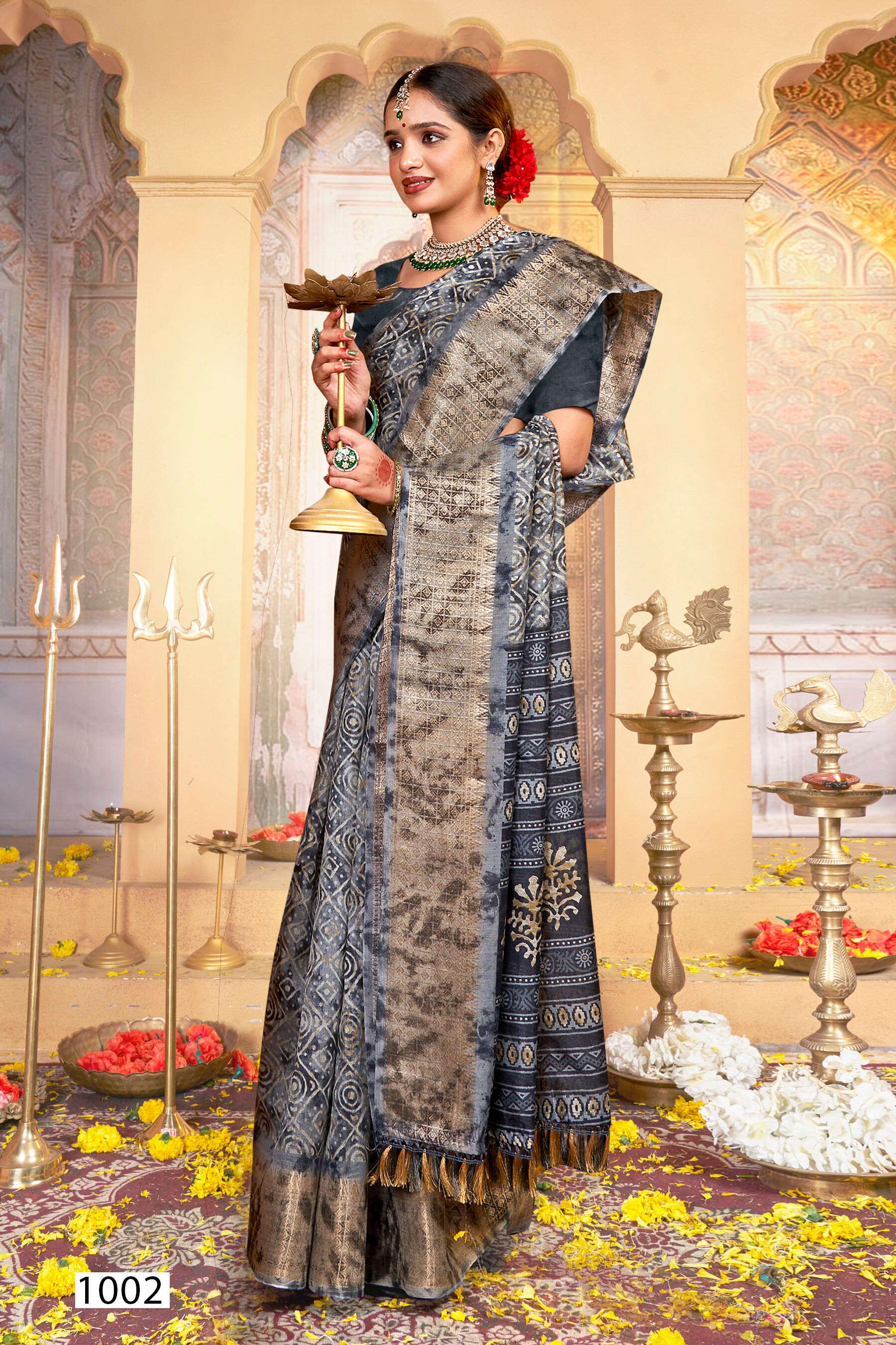 Saroj Golden Screen Vol - 11 Cotton jacquard  Saree Wholesale catalog    