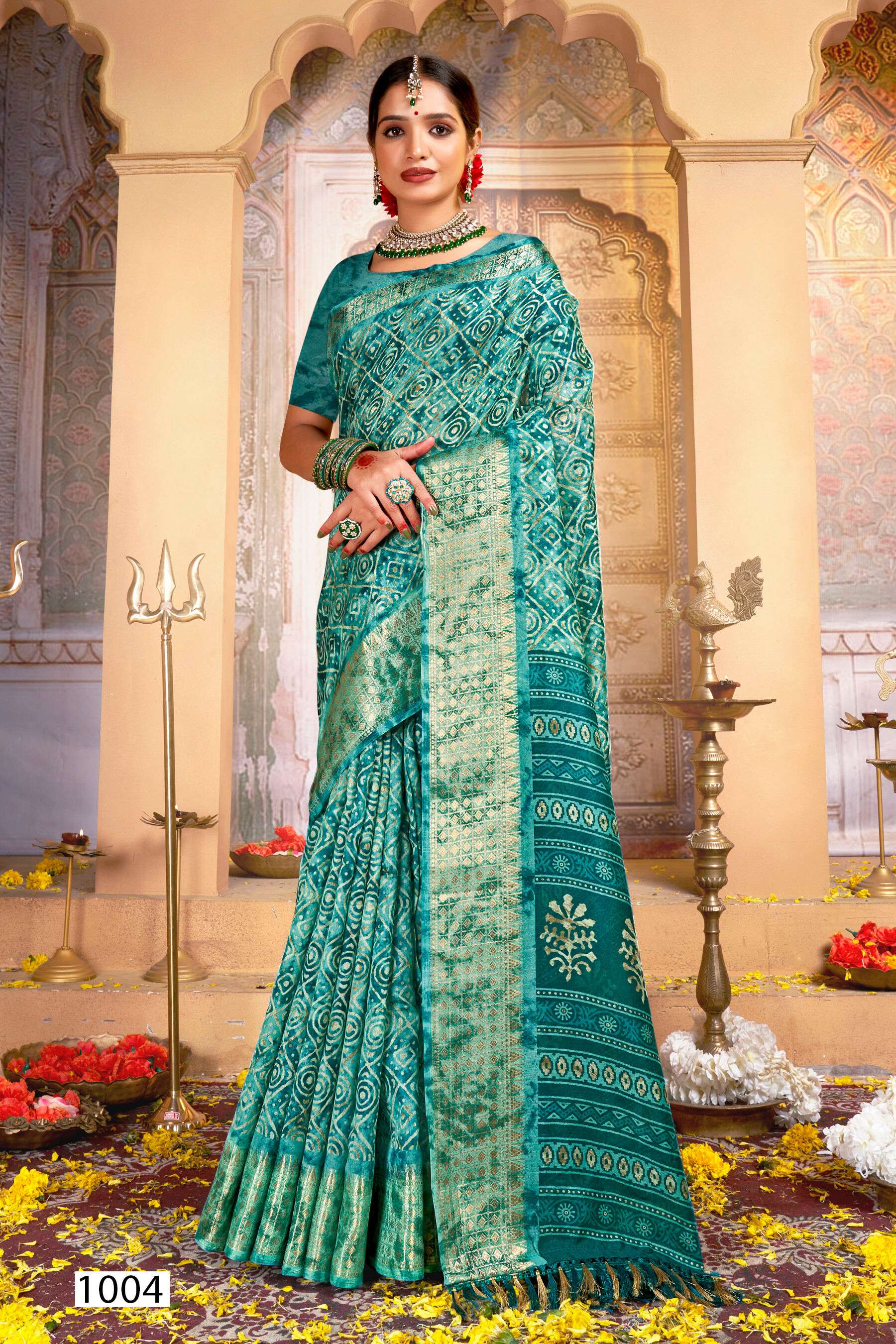 Saroj Golden Screen Vol - 11 Cotton jacquard  Saree Wholesale catalog    