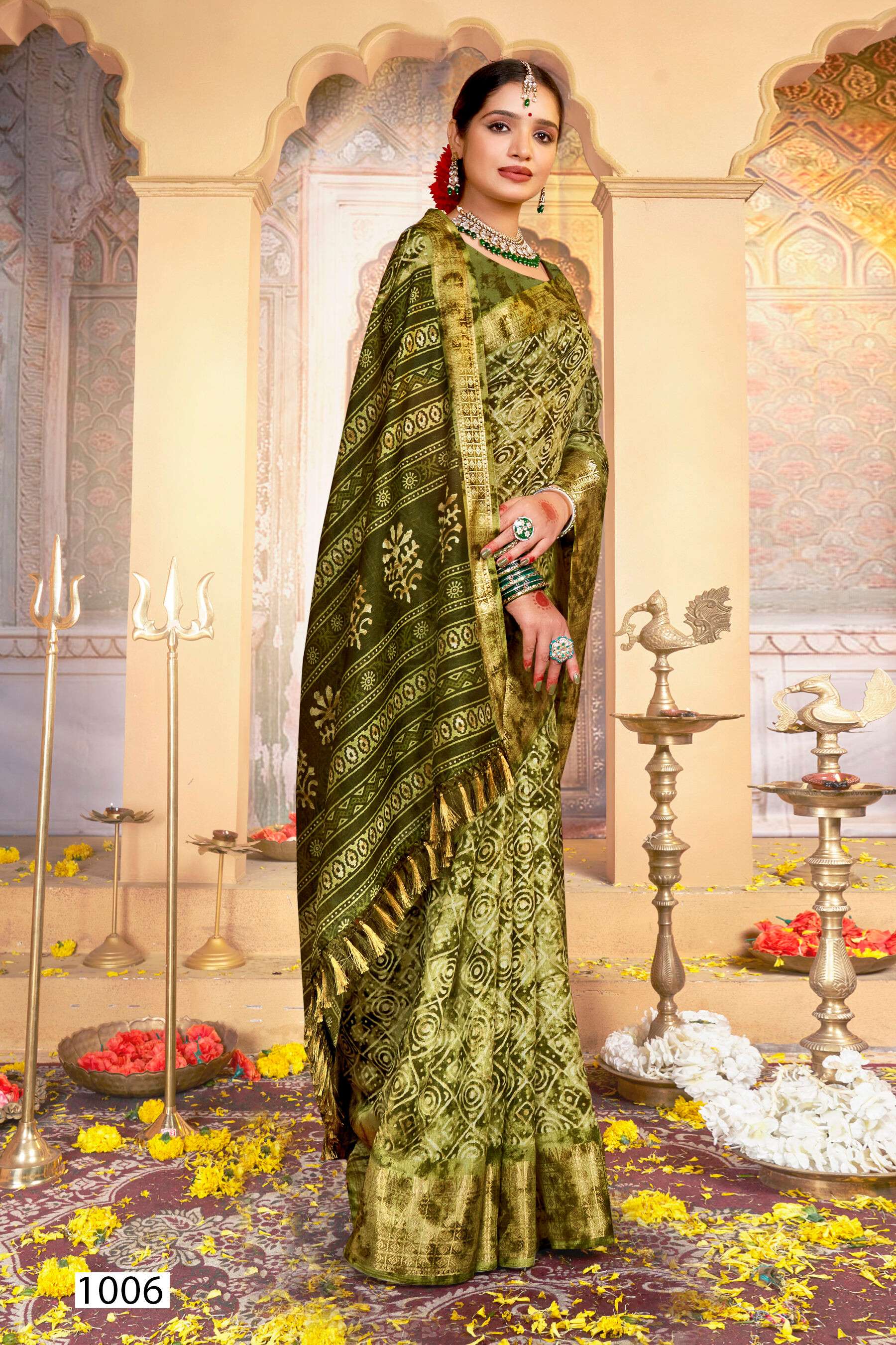 Saroj Golden Screen Vol - 11 Cotton jacquard  Saree Wholesale catalog    