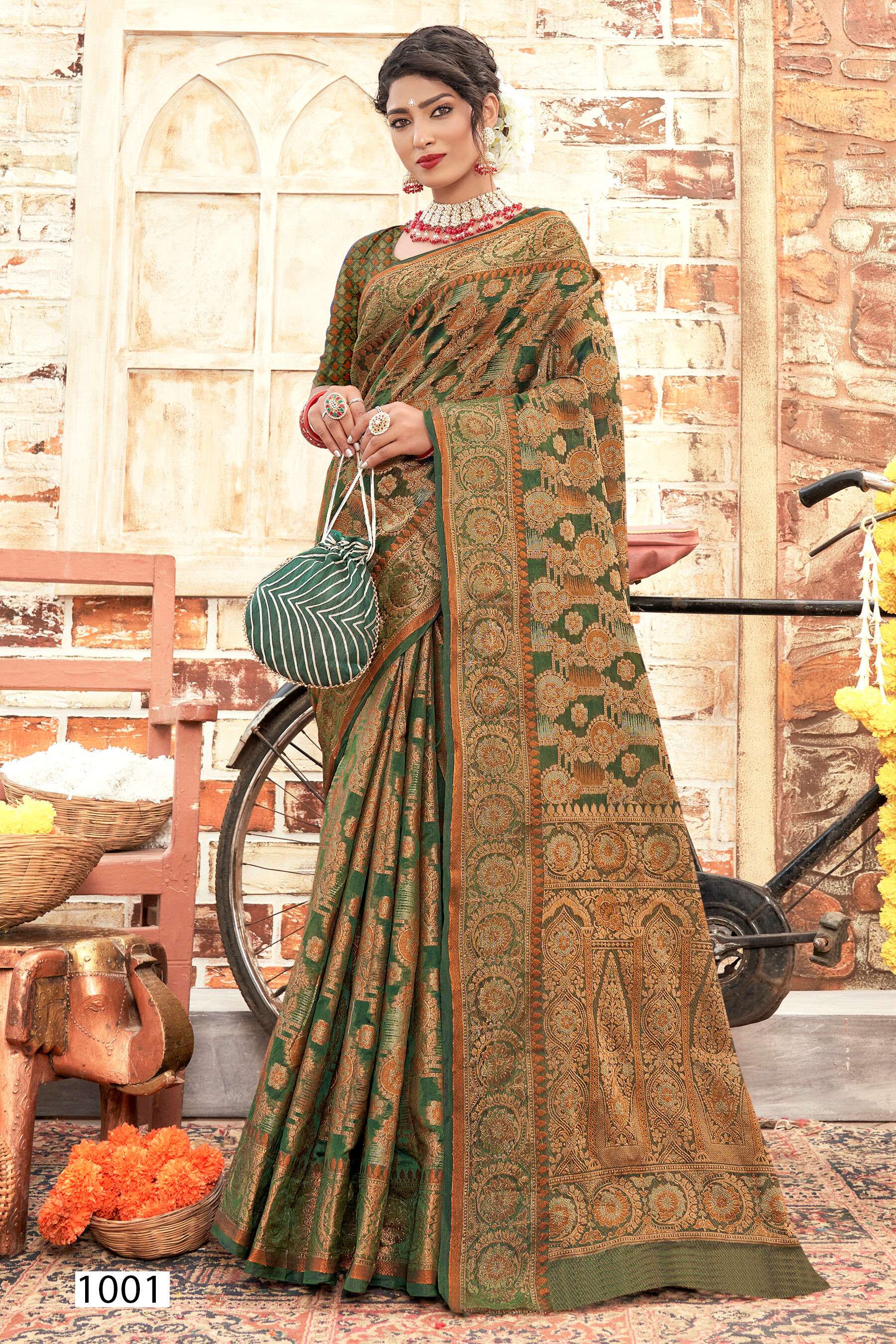 Saroj Jumka  Vol - 5 Soft organza Wholesale catalog  