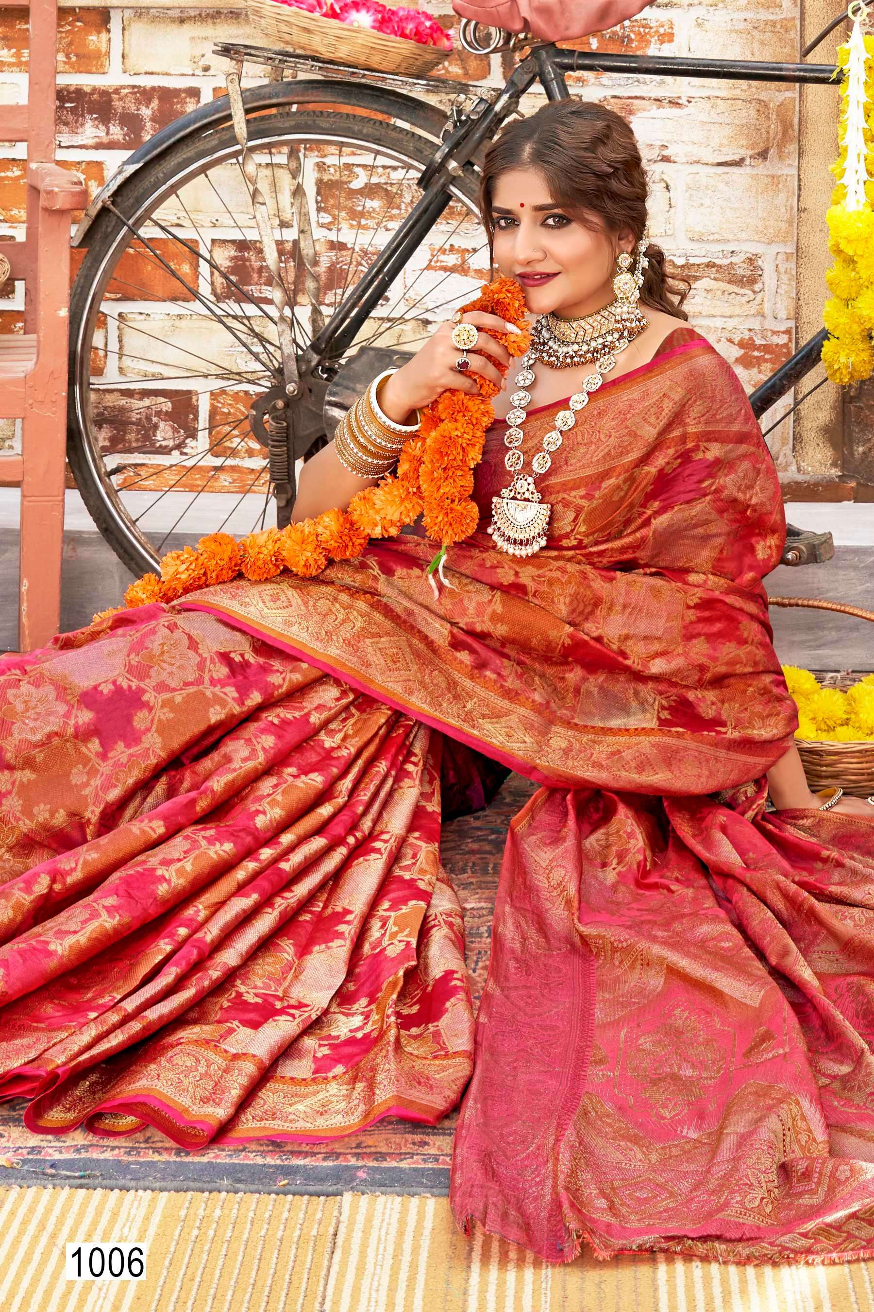 Saroj Jumka  Vol - 6 Soft organza Wholesale catalog  