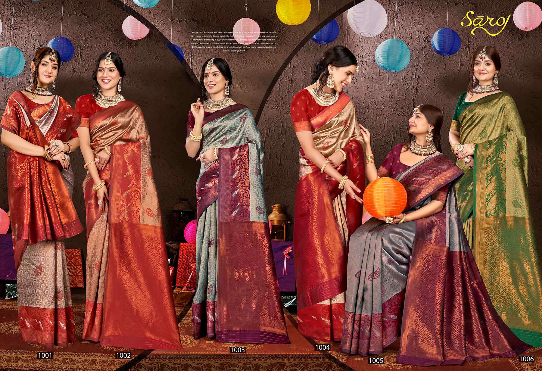 Saroj  Mehendi Vol - 1 Soft Silk Saree Wholesale catalog    