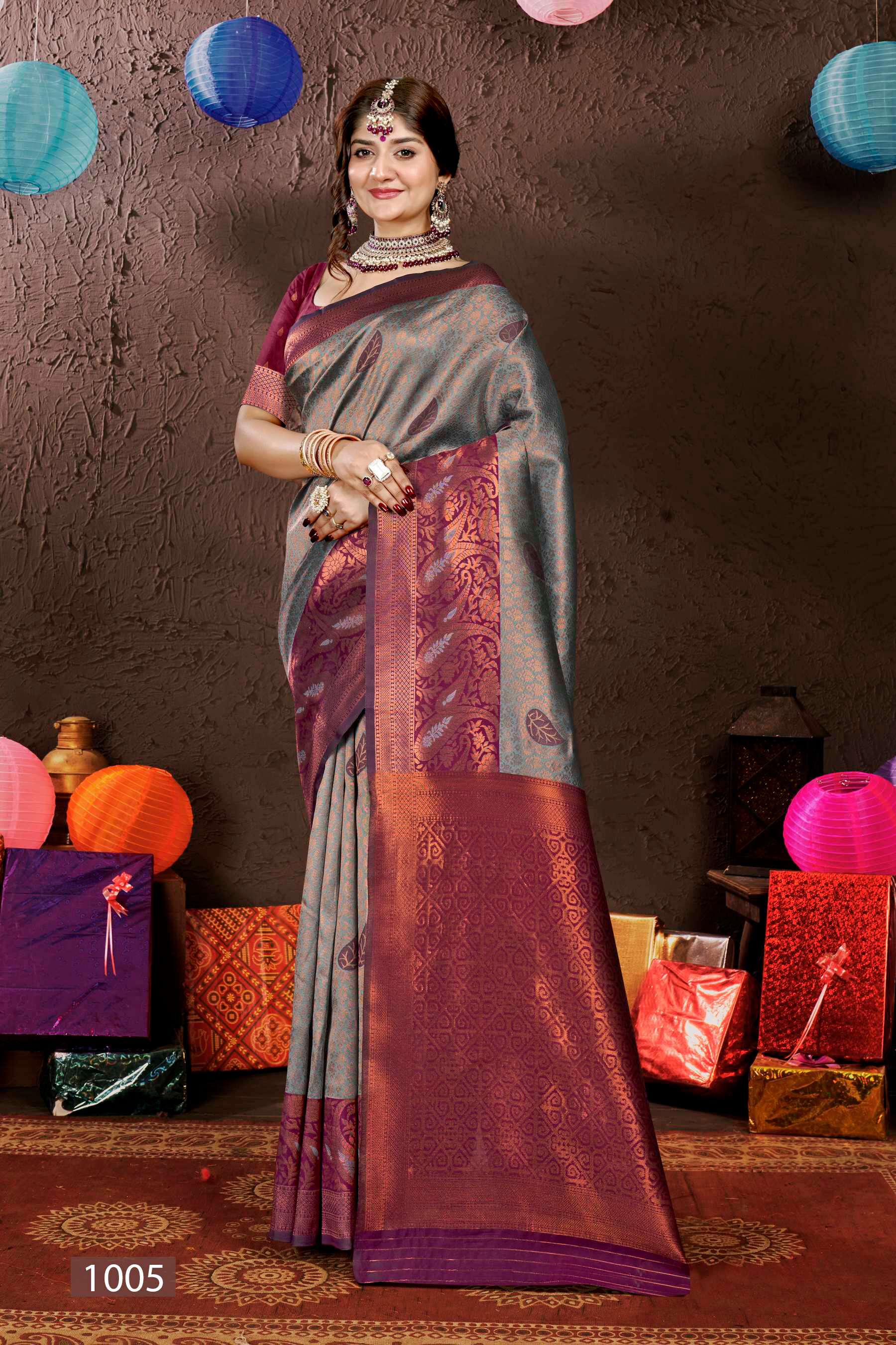 Saroj  Mehendi Vol - 1 Soft Silk Saree Wholesale catalog    