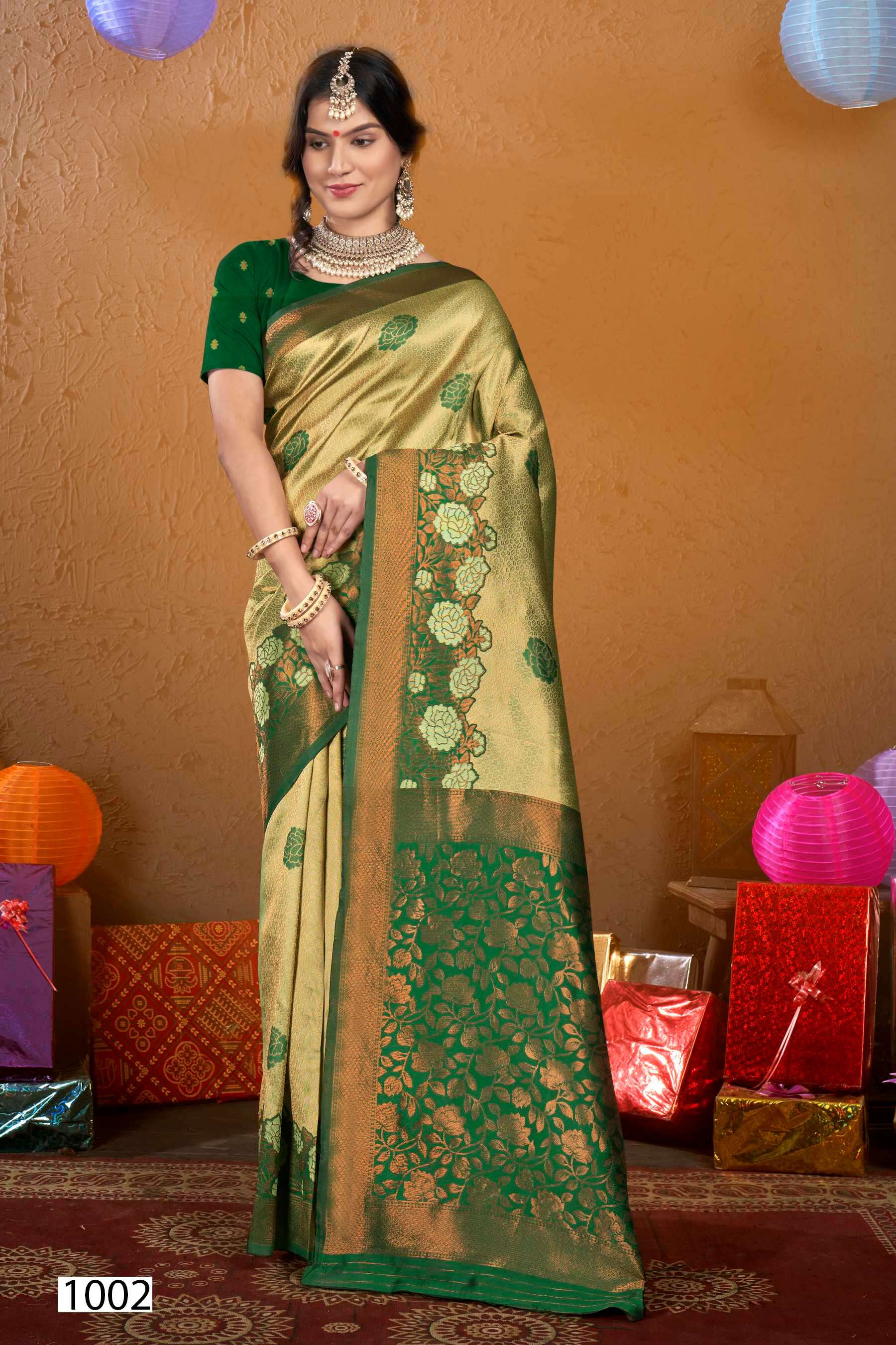Saroj Mehendi vol.2 Soft Silk saree  Saree Wholesale catalog