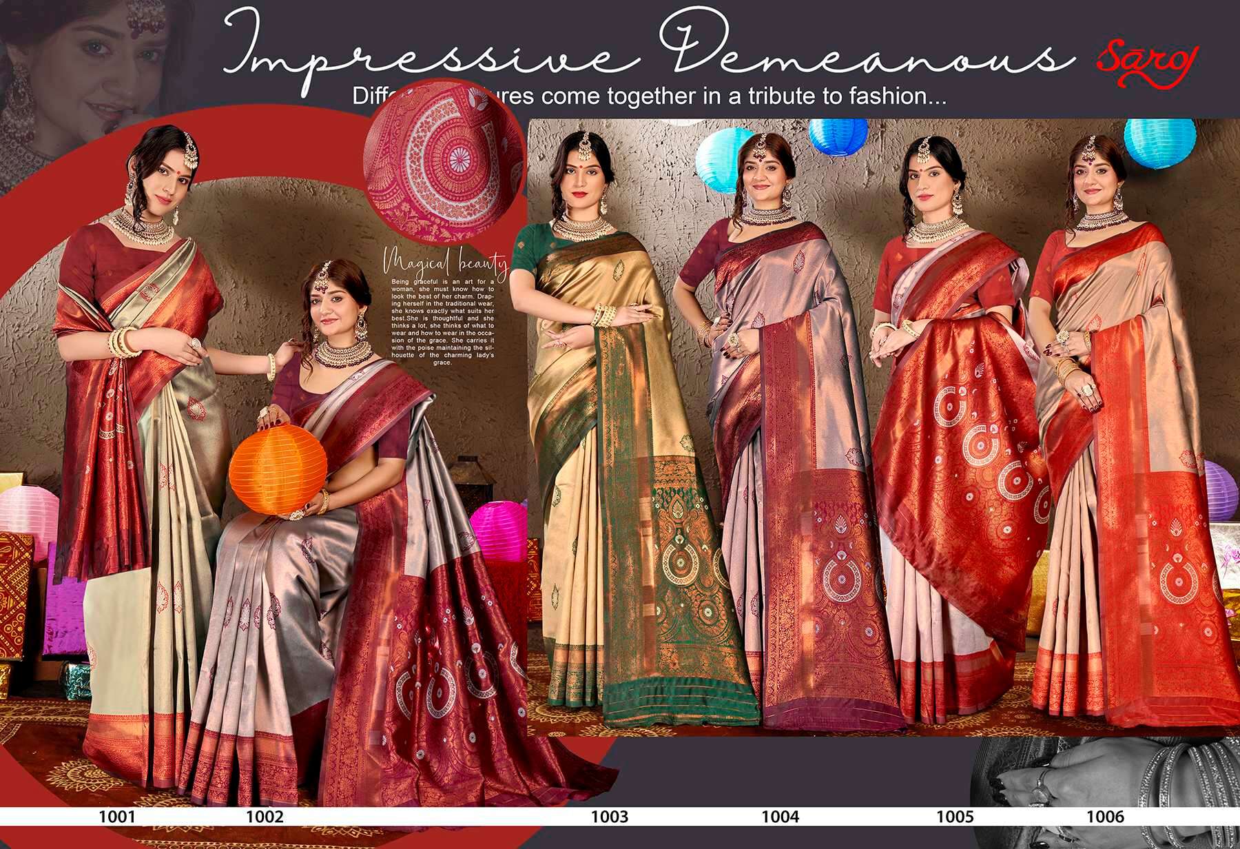 Saroj Mehendi vol.3 Soft Silk saree  Saree Wholesale catalog