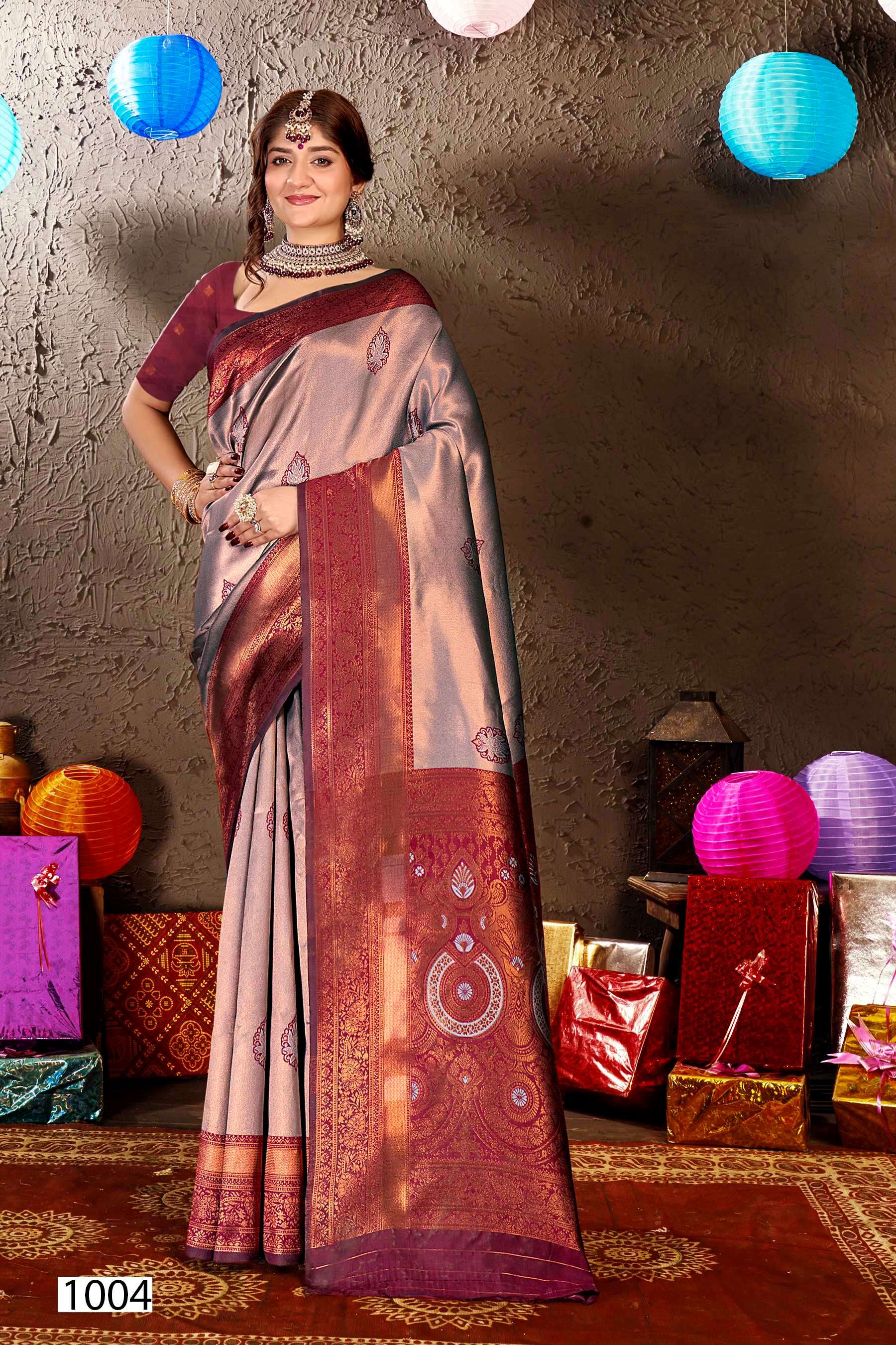 Saroj Mehendi vol.3 Soft Silk saree  Saree Wholesale catalog